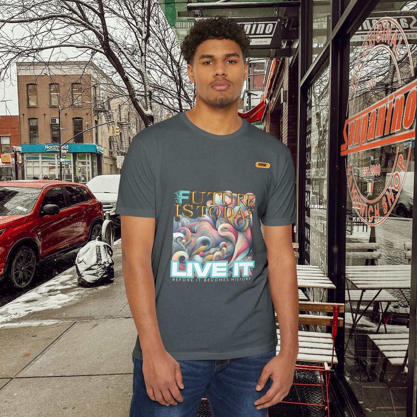 Unisex CVC Jersey T-shirt_ 16 June 2025_ Limited Edition Casual Fashion by WesternWaves: