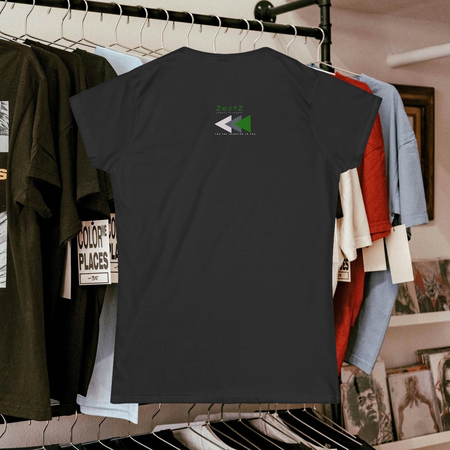 Women's Softstyle Tee_ for Effortless Chic_ N3+ Series WSST PT2WW006_ Limited Edition Feminine & Sophisticated Style by WesternWaves: