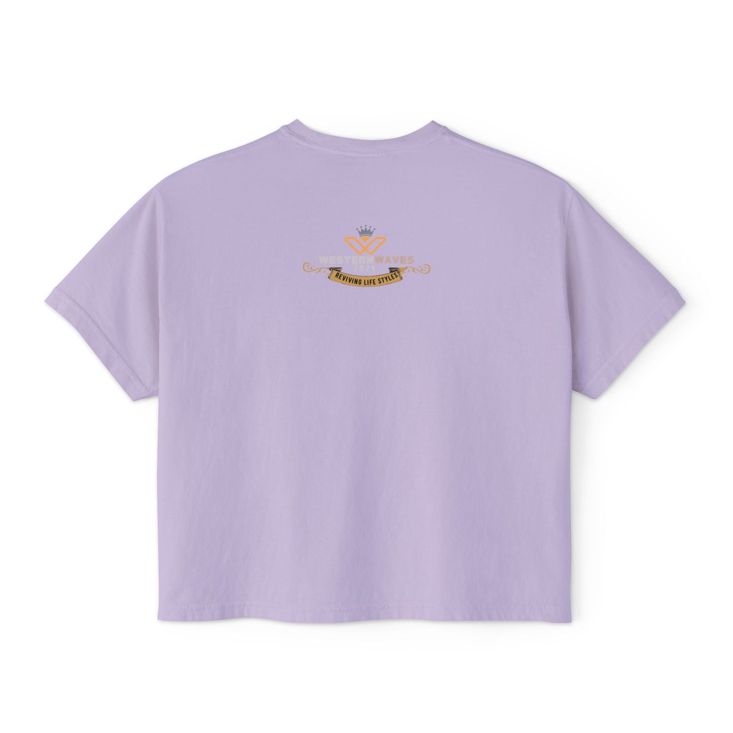 Women's Boxy Tee – N Series WBTEE PT2WW003_ limited edition Ethical Cotton Comfort by WesternWaves: