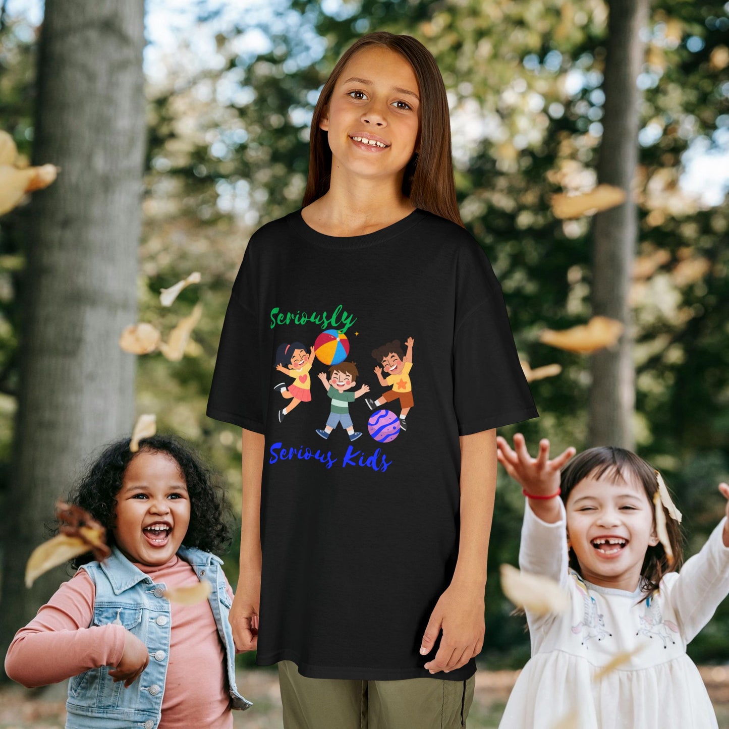 Kids Heavy Cotton™ Tee_ N3+ Series KHCT PT2WW001_ Limited Edition Durable Comfort for Every Adventure by WesternWaves: