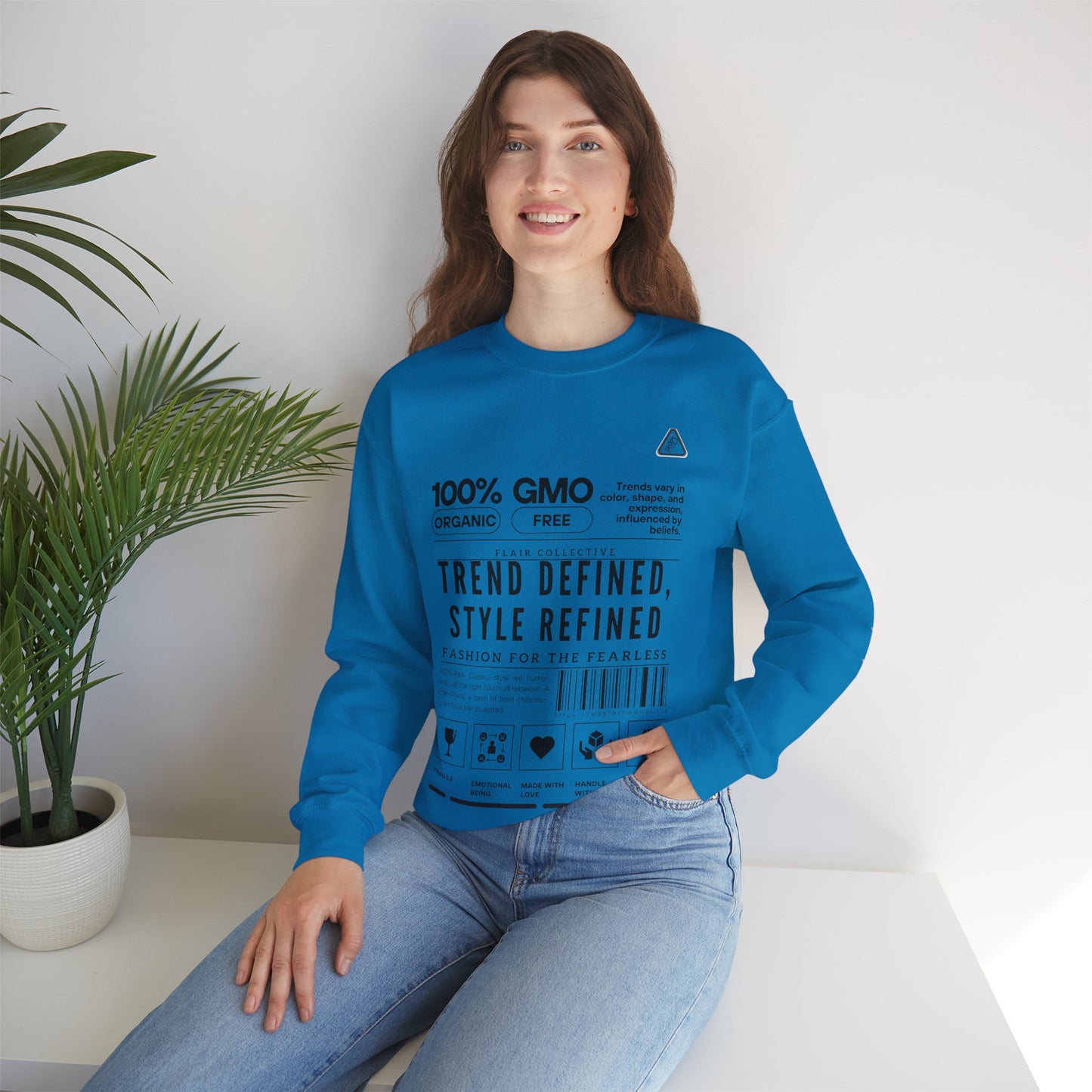 Unisex Heavy Blend™ Crewneck Sweatshirt_ N2 Series SPW UHBCSS PT2WW003_ Limited Edition 'DROPS' Brand Raw Classics by WesternWaves: