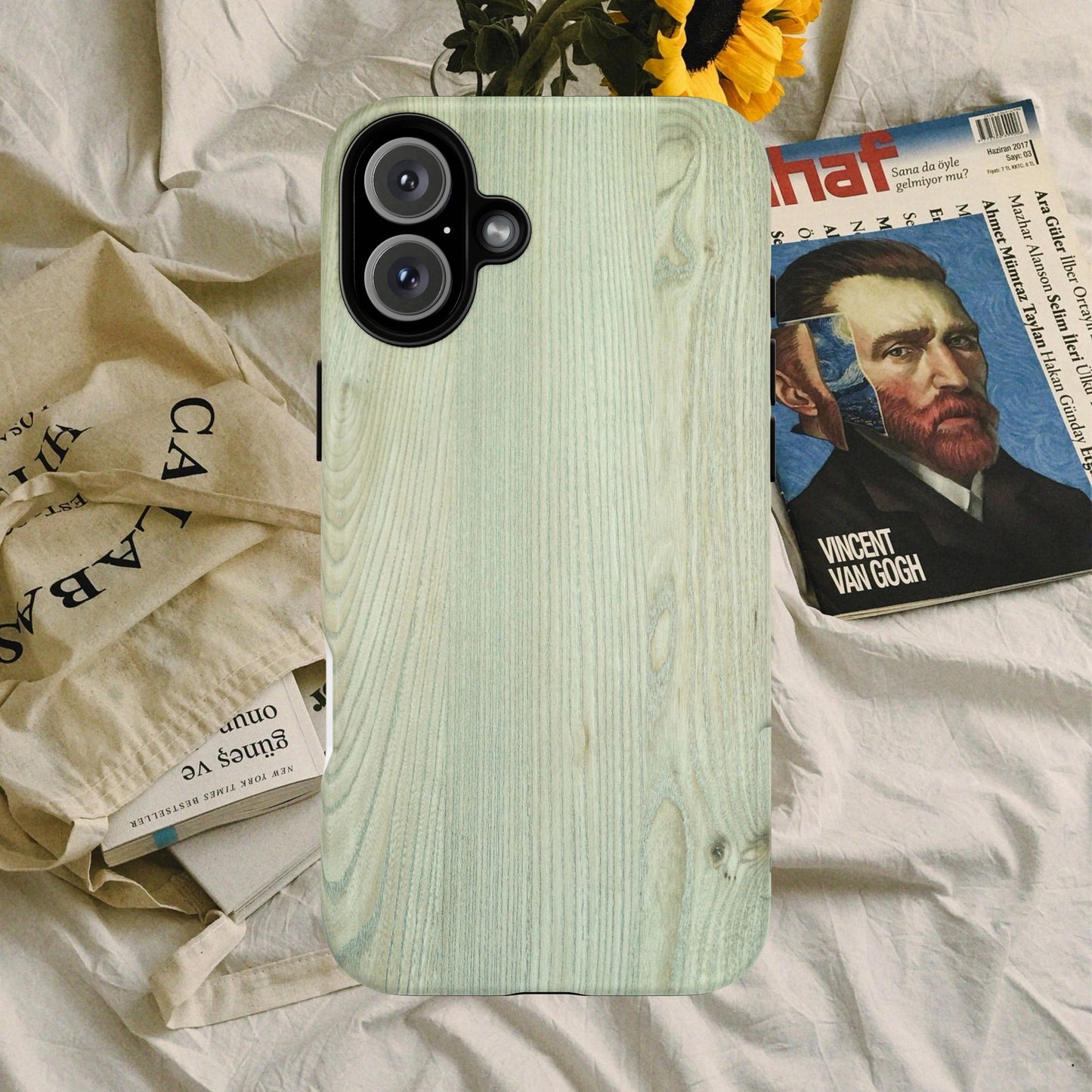 Tough Cases_ iPhone Case_ Series N8+ TCPCASE PT2WW005_ Limited Edition Wooden Grain Phone Case for iPhones by WesternWaves_