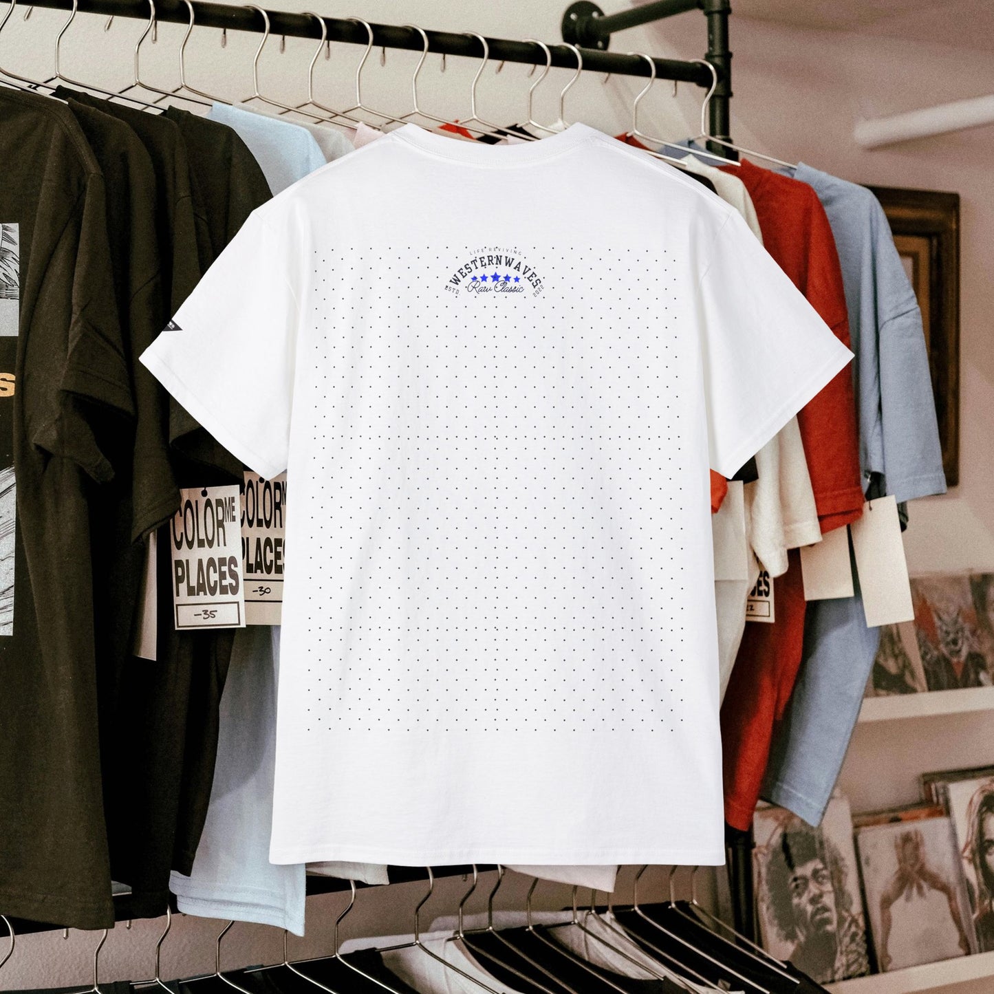 Unisex Ultra Cotton Tee_ Classic Comfort Unleashed_ N2* Series USUCTEE PT2WW011_ Limited Edition Maximum Comfort & Style by WesternWaves: