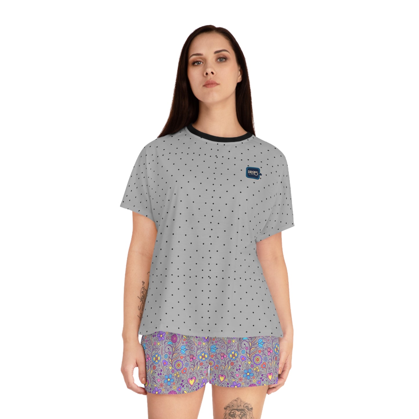 Women's Short Pajama Set (AOP)_ N Series WSPSET(AOP) PT2WW003_ Limited Edition Chic Comfort by WesternWaves: