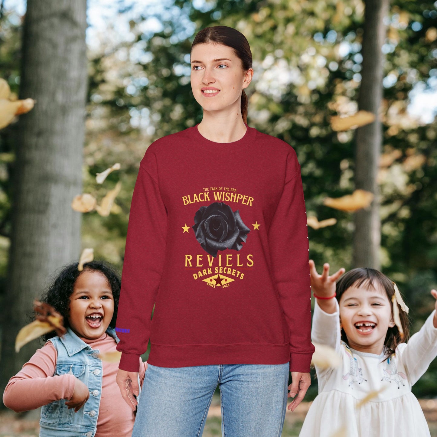 Unisex Heavy Blend™ Crewneck Sweatshirt_ N3+ Series UHBCSS PT2WV011_ Limited Edition Pure Luxury by WesternWaves:
