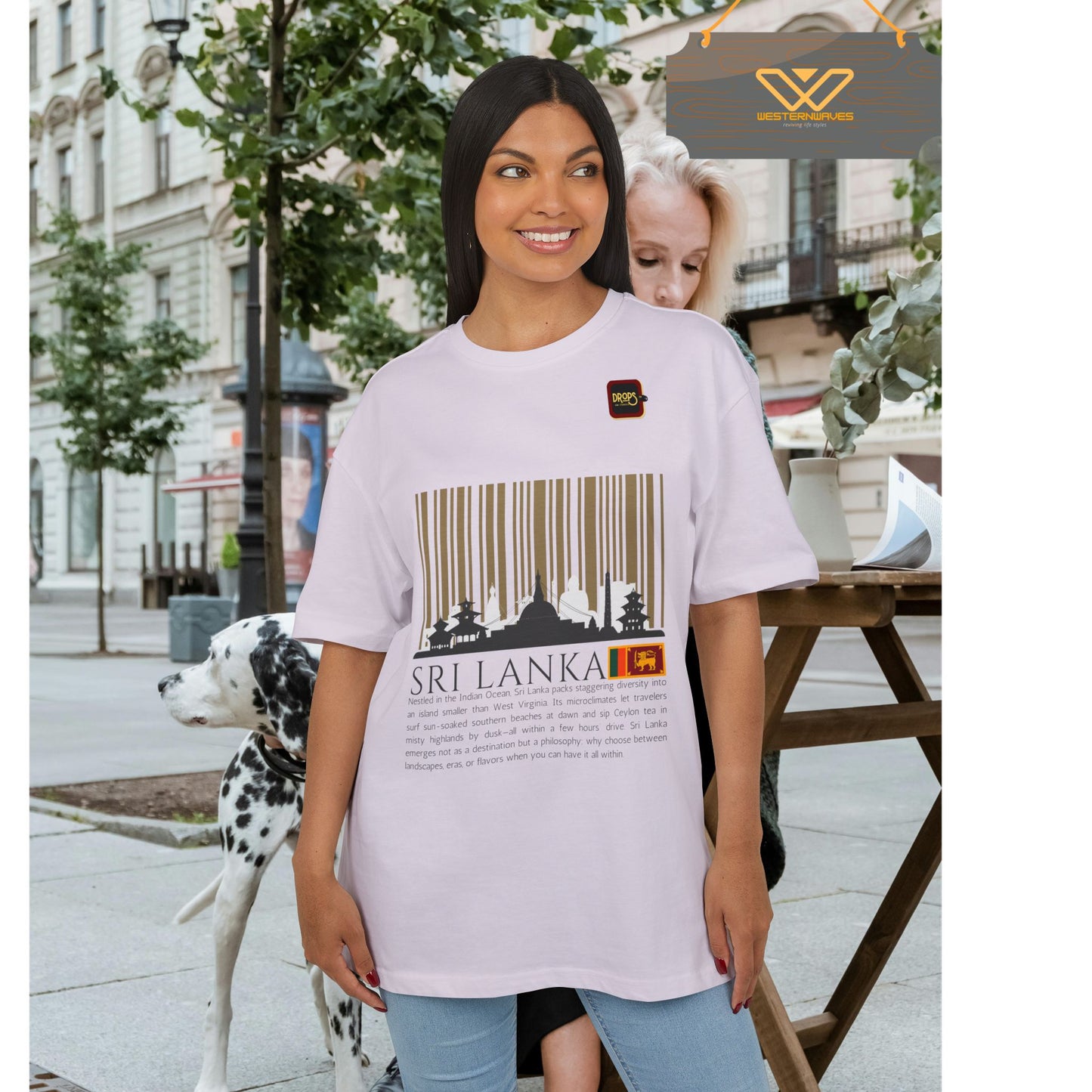 Unisex Oversized Tee_ N6+ Series USOSTEE PT2WW001_ Limited Edition by WesternWaves: