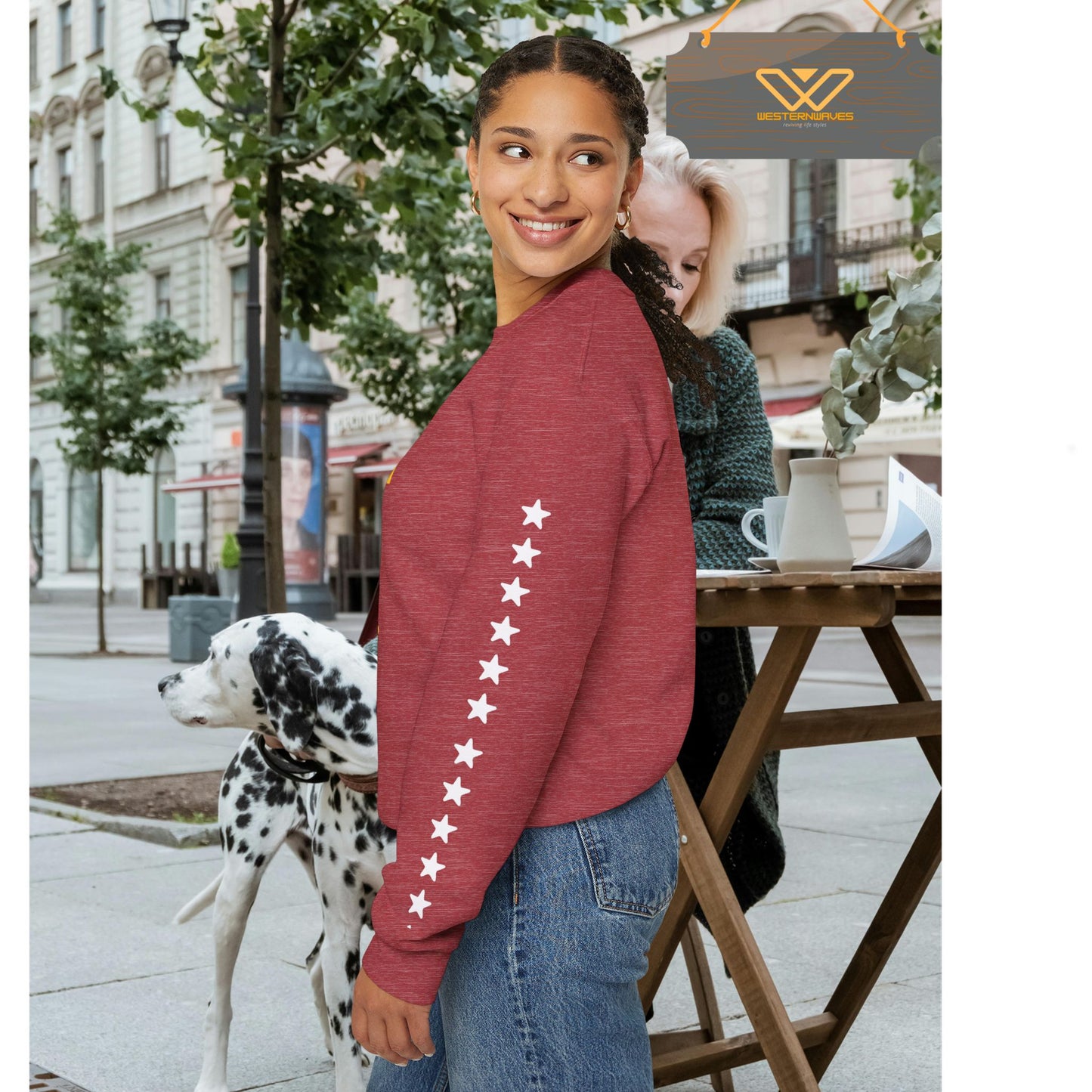 Unisex Heavy Blend™ Crewneck Sweatshirt_ N3+ Series UHBCSS PT2WW005_ Limited Edition Pure Luxury By WesternWaves: