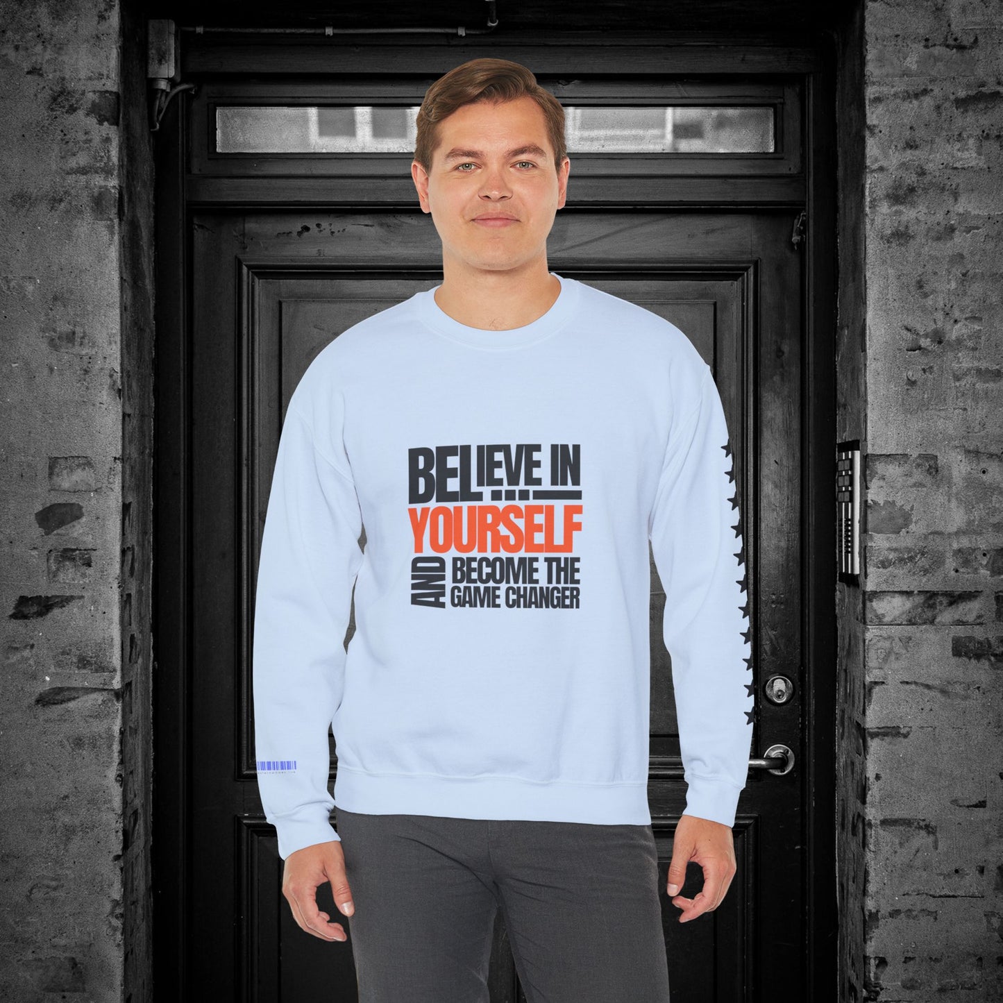 Unisex Heavy Blend™ Crewneck Sweatshirt_ N2+ Series UHBCSS PT2WW028_ Limited Edition Pure Luxury By WesternWaves: