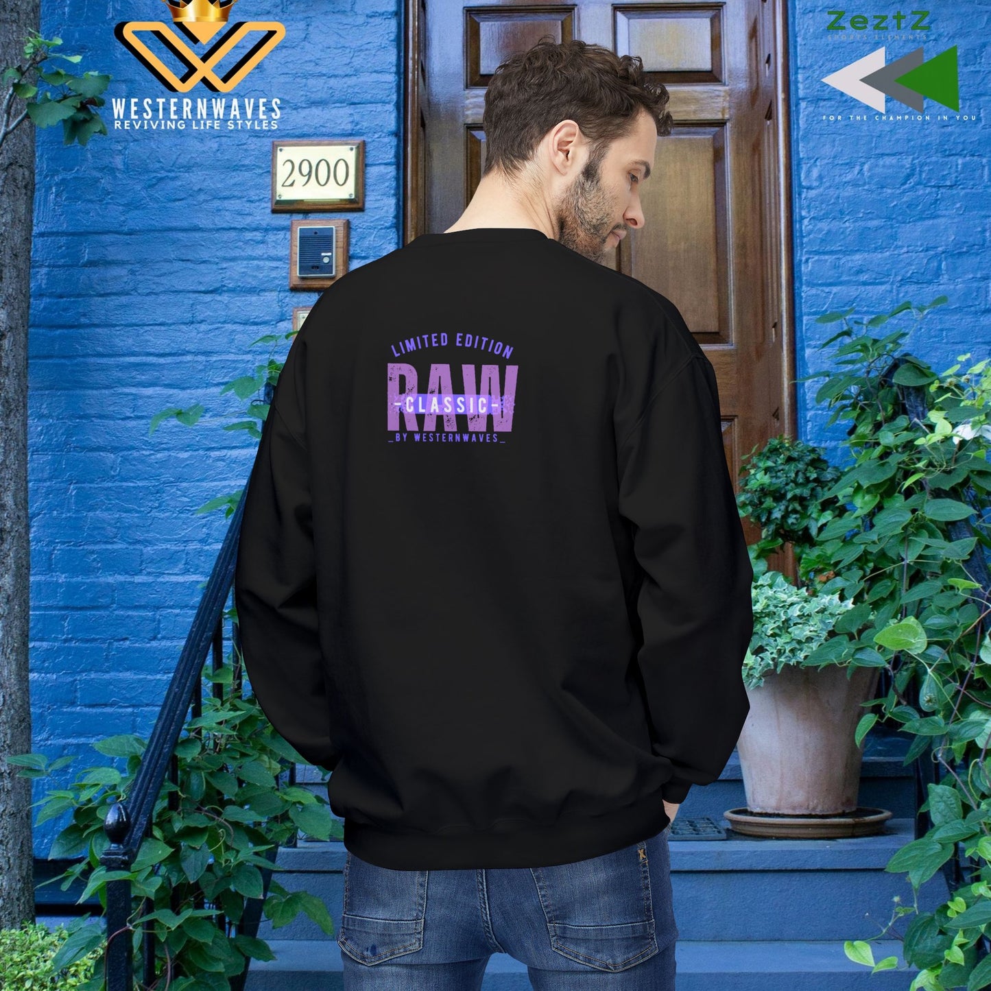 Softstyle Fleece Sweatshirt - N3+ Series SSFSS PT2WW001_ Limited Edition Cozy, Eco-Friendly, Unisex product by WesternWaves: