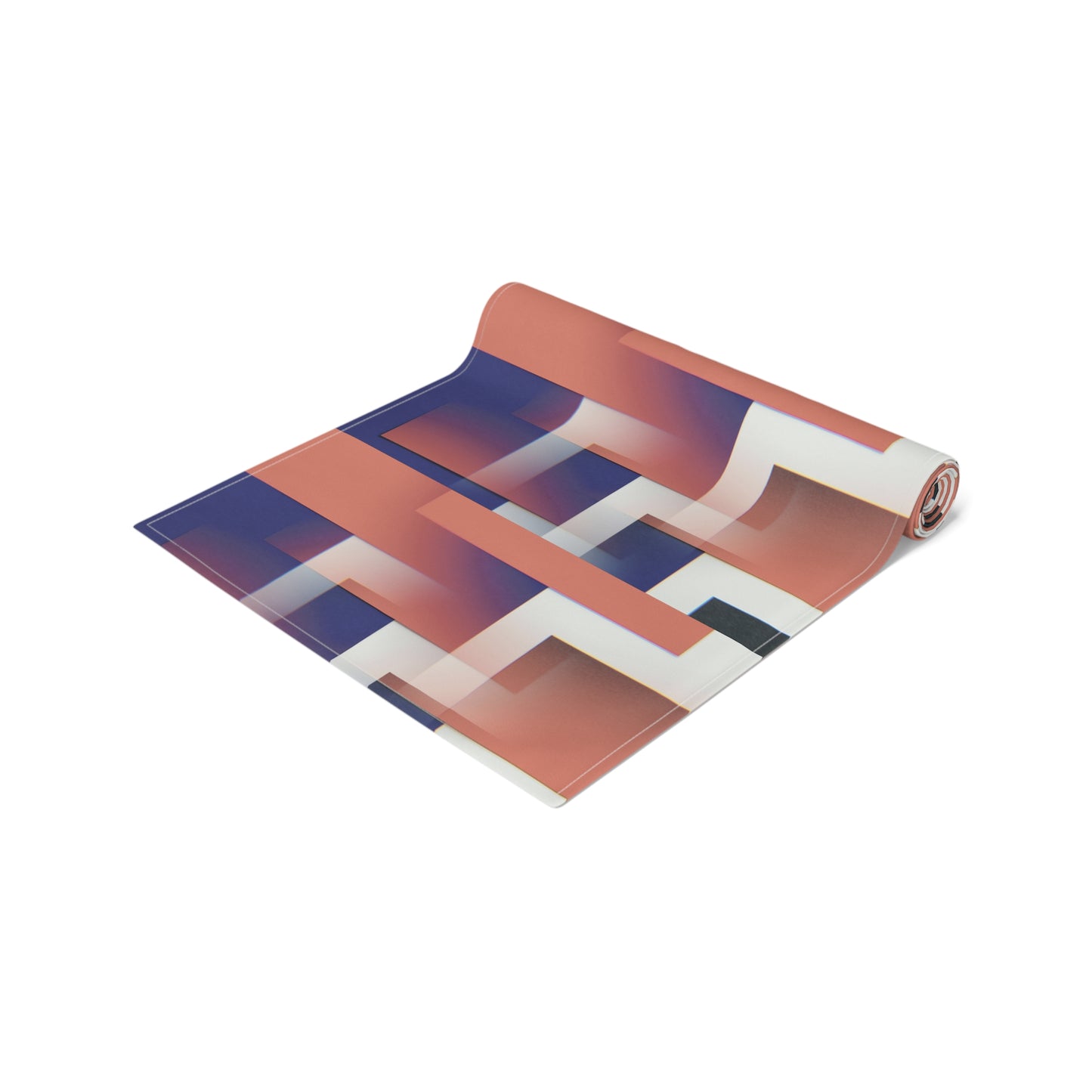Table Runner (Cotton, Poly)_ Modern Abstract Table Runner for Stylish Dining_ N7+ Series TRUNNER PT2WW004_ Limited Edition by WesternWaves_