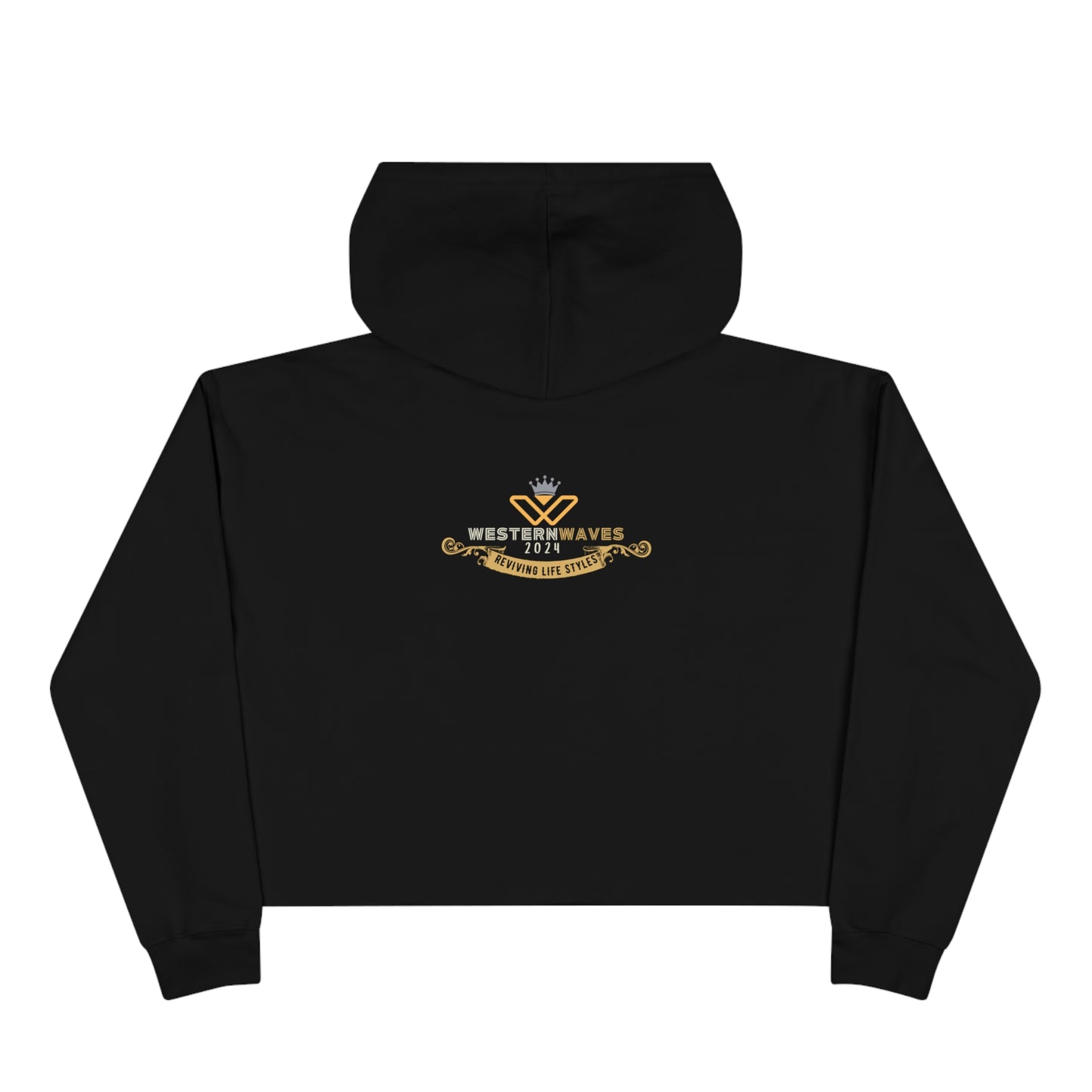 Crop Hoodie_ N2+ Series CH PT2WW002_ Limited Edition Stylish Comfort & Chic Design by WesternWaves: