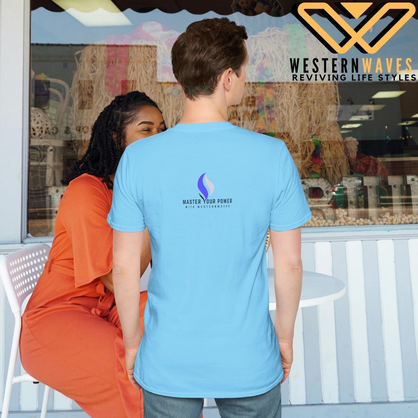 Unisex Softstyle T-Shirt_ N2+ Series USSTS FT2WW003_ Redefines Relaxation Limited Edition by WesternWaves: