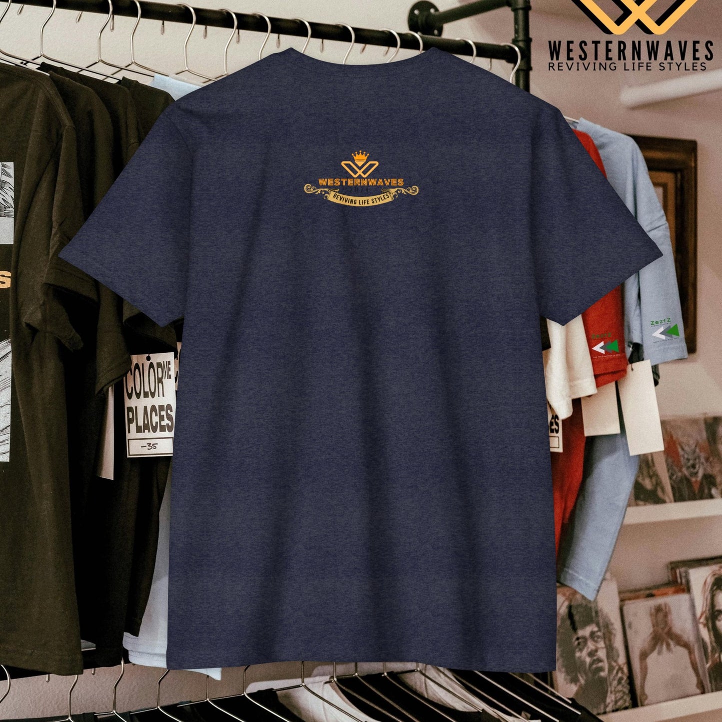 Unisex CVC Jersey T-shirt_ N3+ Series USCVCJTS CT2WW003_ Limited Edition Softness & Durability by SPW of WesternWaves: