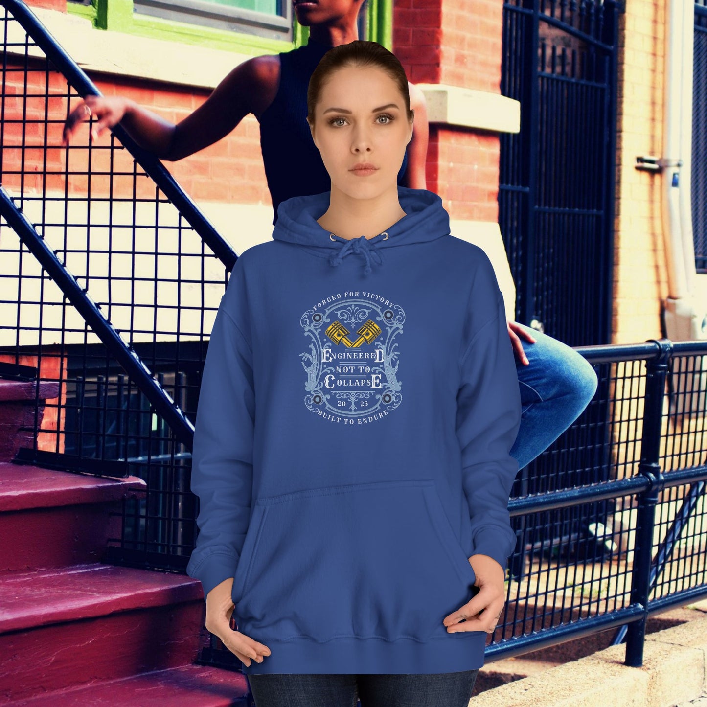 Unisex College Hoodie_ N3+ Series SCH PT2WW004_ Limited Edition Timeless Unisex Design by WesternWaves: