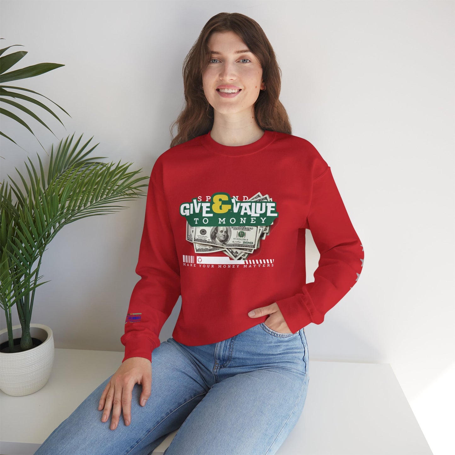 Unisex Heavy Blend™ Crewneck Sweatshirt_ N2+ Series UHBCSS PT2WW037_ Limited Edition Pure Luxury By WesternWaves: