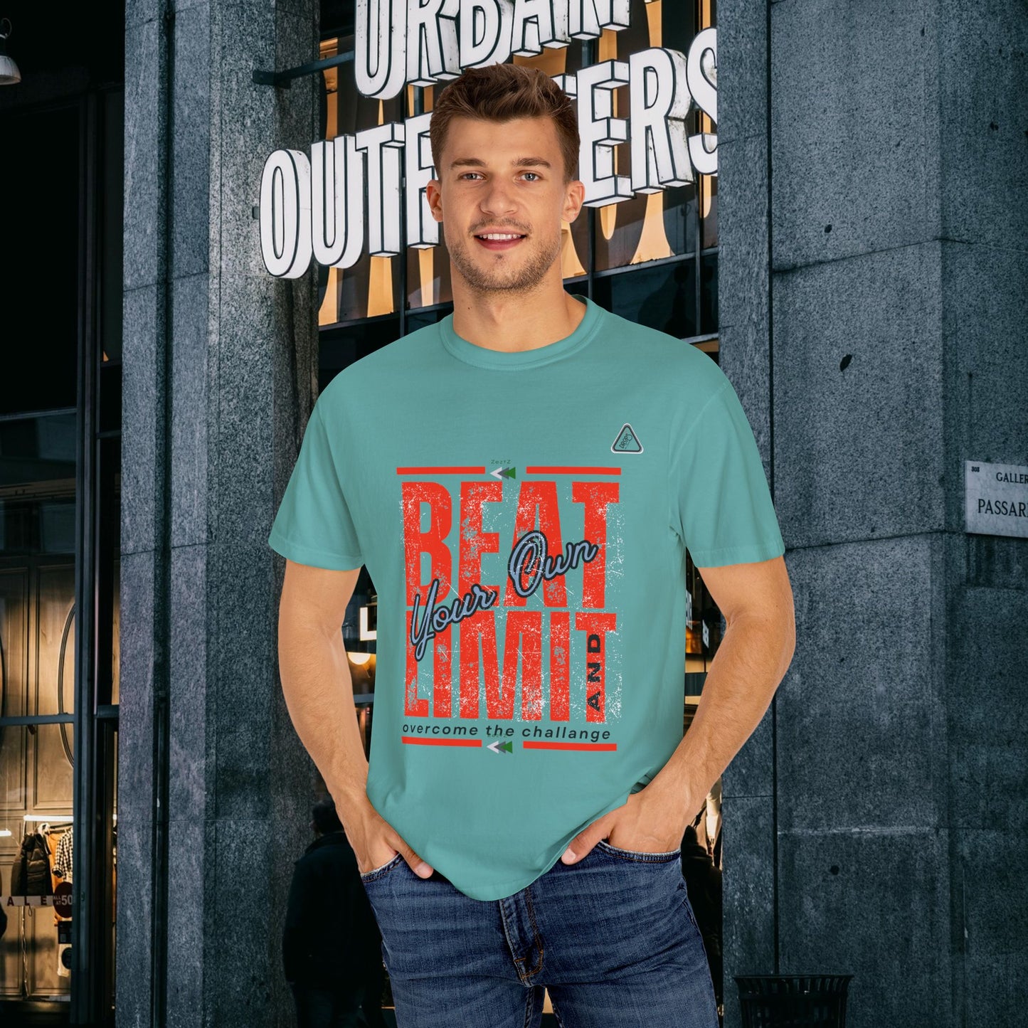 Unisex Garment-Dyed T-shirt_ N2 Series USGDTS PT2WW002_ Comfort Colors 1717_ WesternWaves Limited Edition: