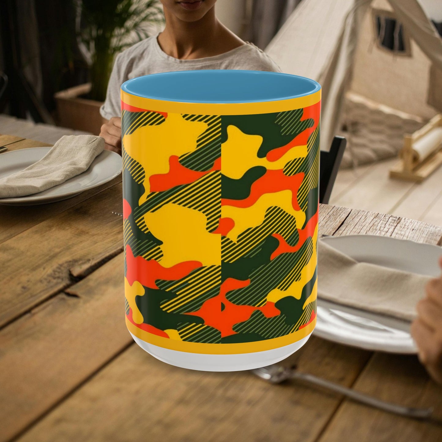 Accent Coffee Mug 11oz, 15 oz_ N2 Series ACM11OZ PT2WW001_ Vibrant Limited Edition Design by WesternWawes