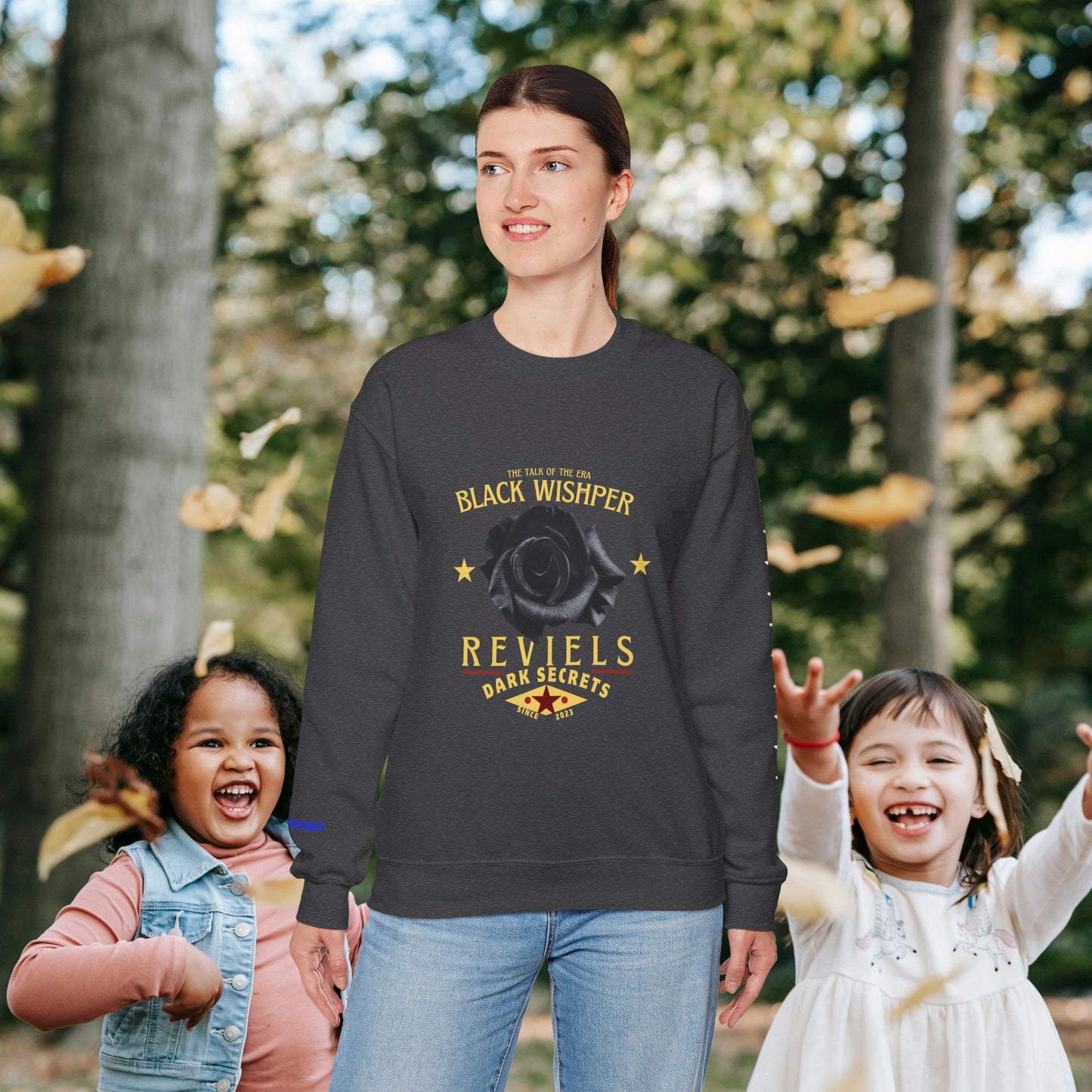 Unisex Heavy Blend™ Crewneck Sweatshirt_ N3+ Series UHBCSS PT2WV011_ Limited Edition Pure Luxury by WesternWaves: