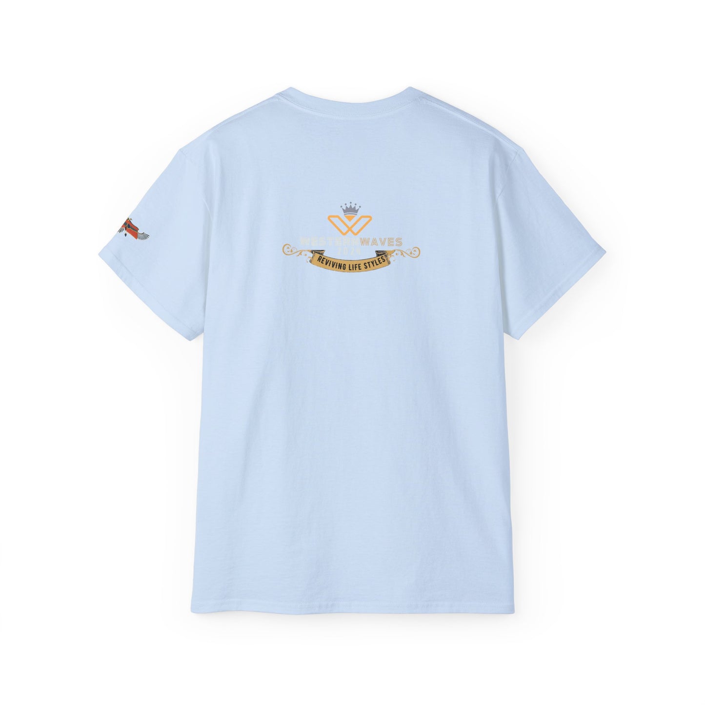 Unisex Ultra Cotton Tee_ Classic Comfort Unleashed_ N+ Series USUCTEE PT2WW001_ WesternWaves Limited Edition: