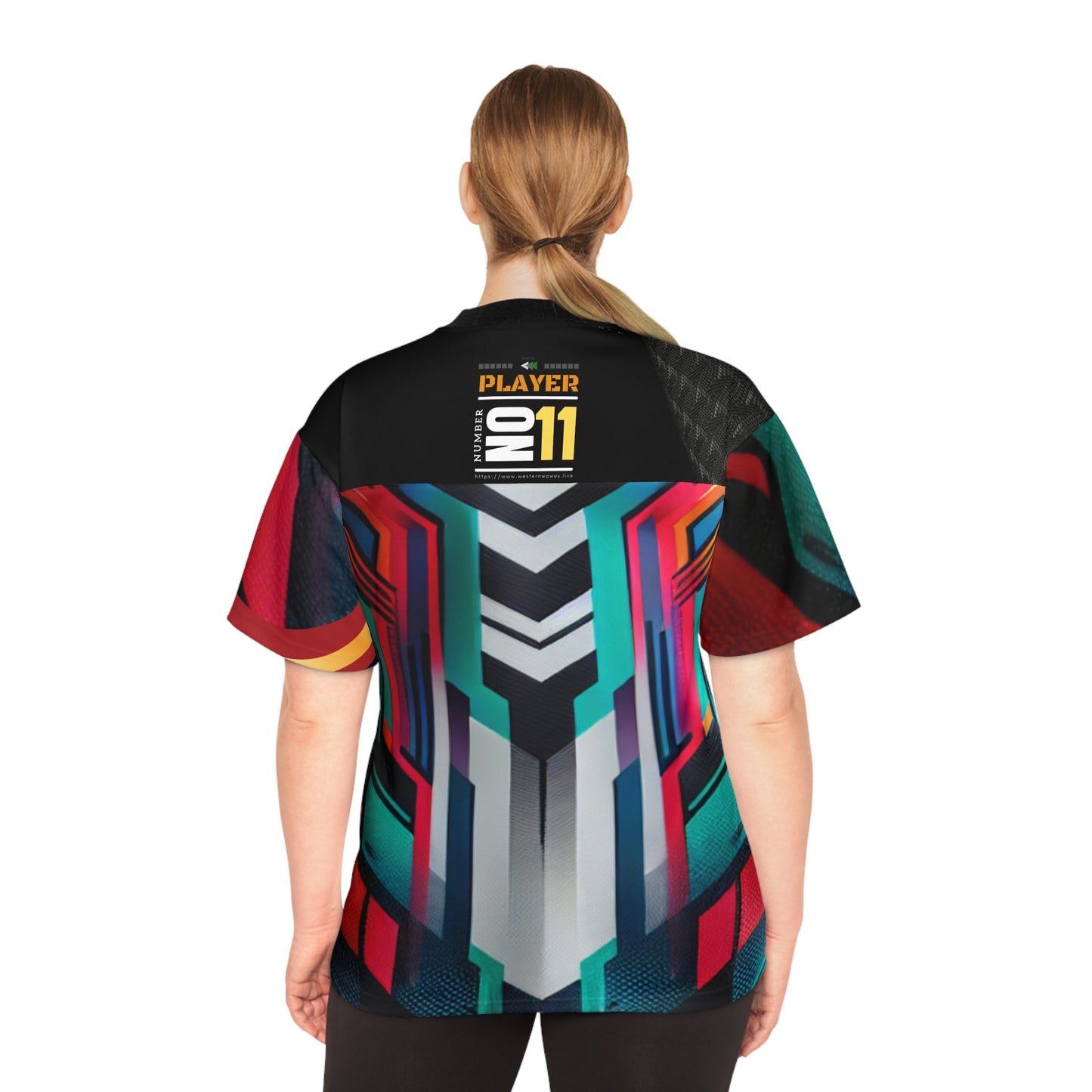 Unisex Football Jersey (AOP)_ Series UWD 060_ LImited Edition Soccer Jersey by WesternWaves: