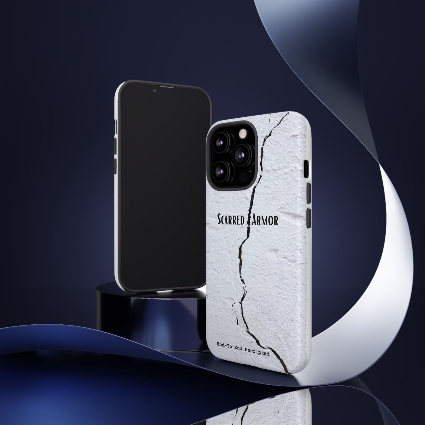 Tough iPhone Cases Phone Case_ Series N8+ TCPCASE PT2WW001_ Limited Edition Scarred Armor Design iPhone Cases by WesternWaves: