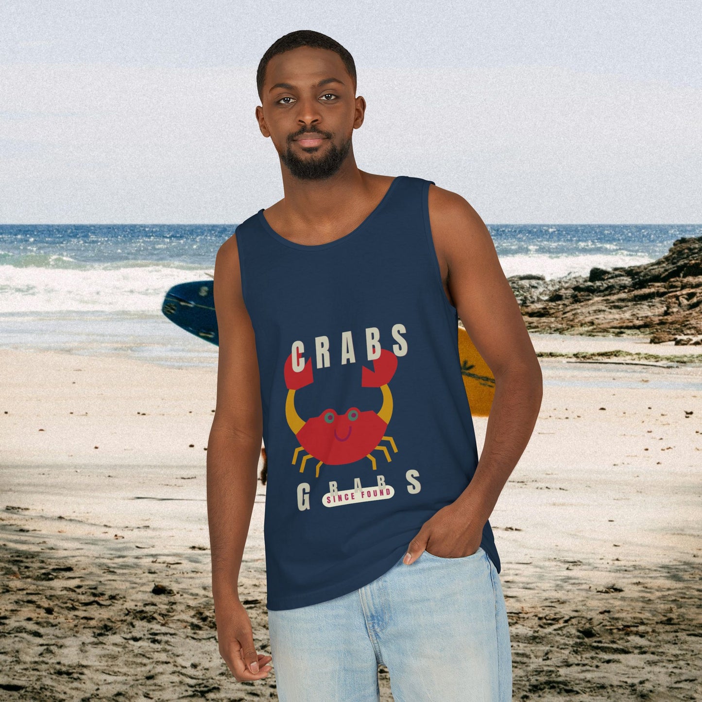 Unisex Garment-Dyed Tank Top_ N2+ Series USGDTT PT2WW012_ Limited Edition Comfort & Style by WesternWaves: