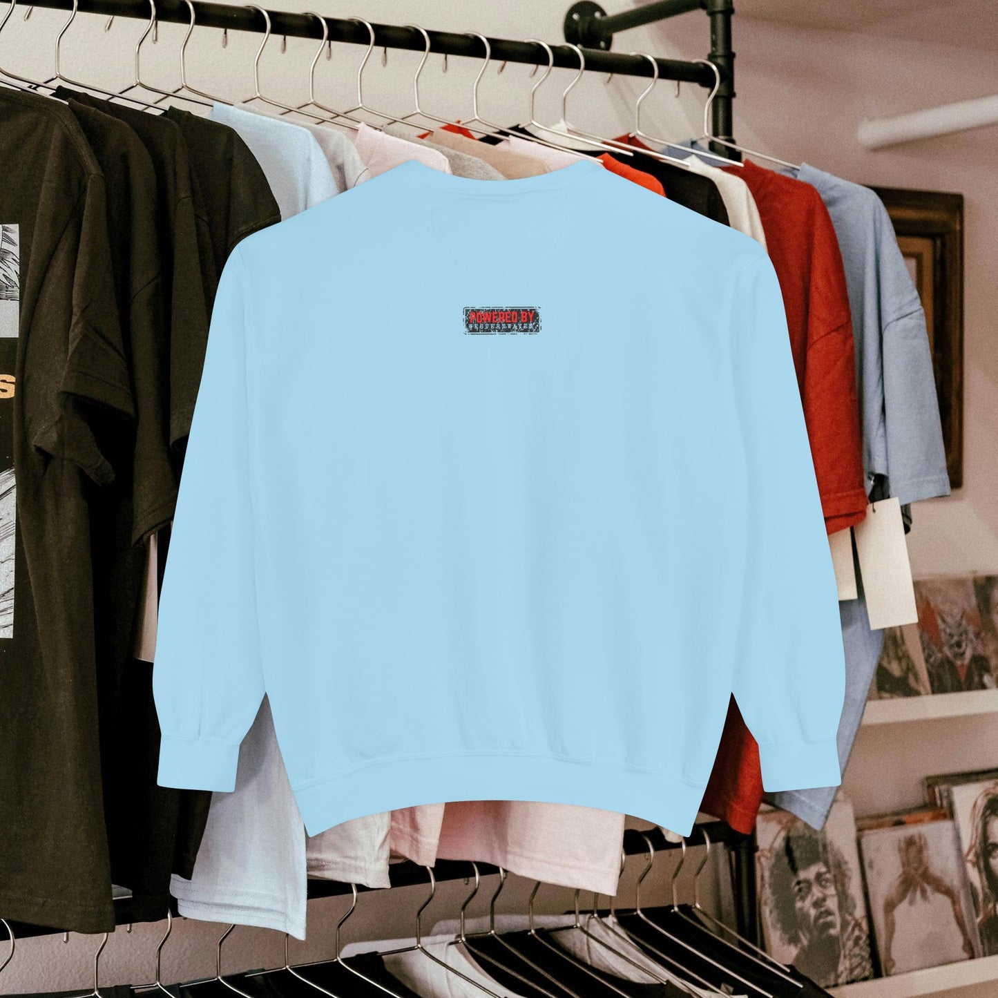 Unisex Garment-Dyed Sweatshirt_ N2 Series USGDSS PT2WW002_ Limited Edition Masterpiece of ‘ZeztZ’ Sports Brand _ Luxury & Casual Comfort by WesternWaves:
