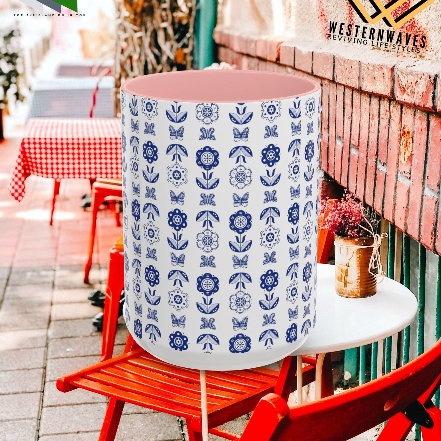 Accent Coffee Mug 11, 15oz_ N3+ Series ACM11OZ PT2WW016_ Limited Edition Perfect Blend of Style by WesternWaves:
