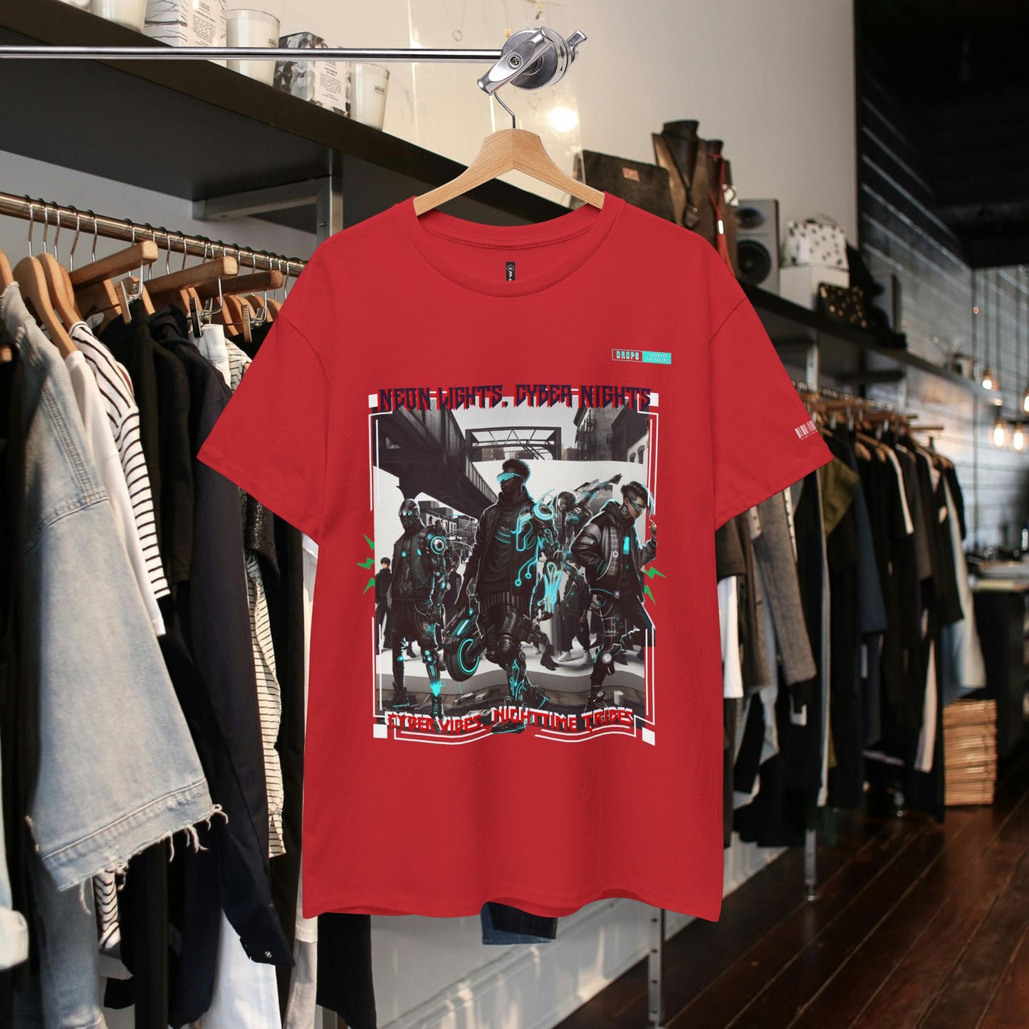 Unisex Heavy Cotton Tee_ N8+ Series USHOSTEE_ PT2WW003_ 01 Oct 2025_ Limited Edition Casual Wear by WesternWaves: