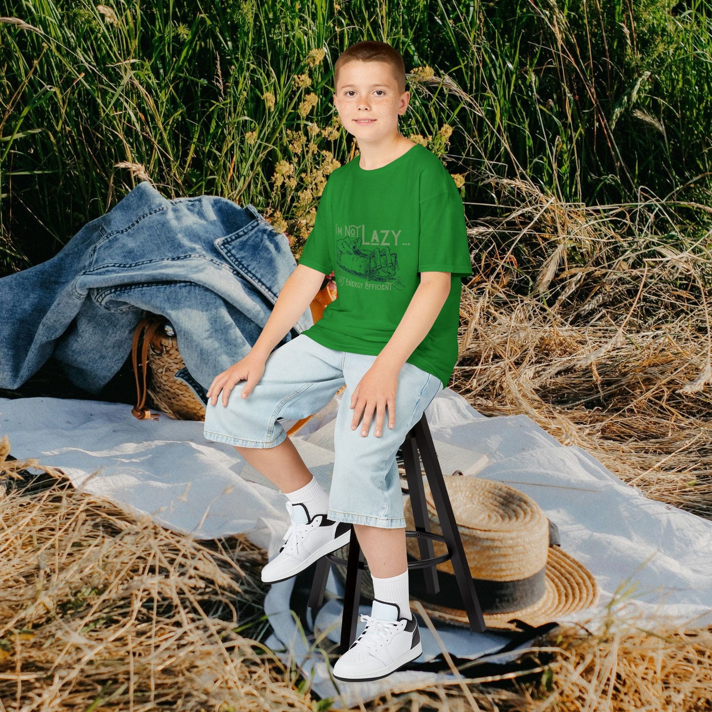 Kids Heavy Cotton™ Tee_ N2+ Series KHCT PT2WW009_ Limited Edition Durable Comfort for Every Adventure by WesternWaves: