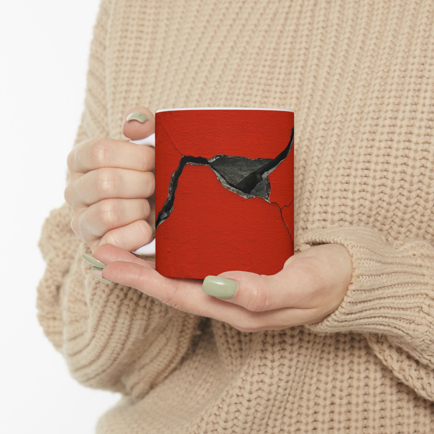 Ceramic Mug (11oz, 15oz)_ N3+ Series CM11, 15OZ PT2WW010_ Limited Edition Ceramic Masterpiece by WesternWaves: