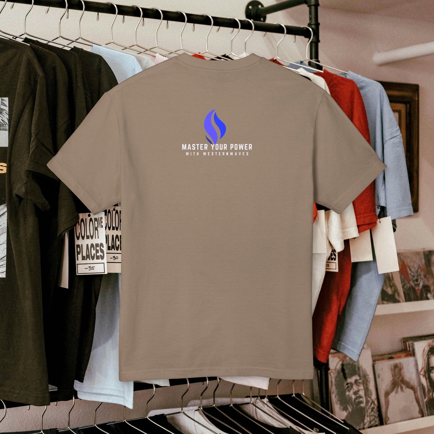 Unisex Garment-Dyed Heavyweight Cotton Tee_ N3+ Series USGDHWCTEE PT2WW009_ Limited Edition Statement of Style by WesternWaves: