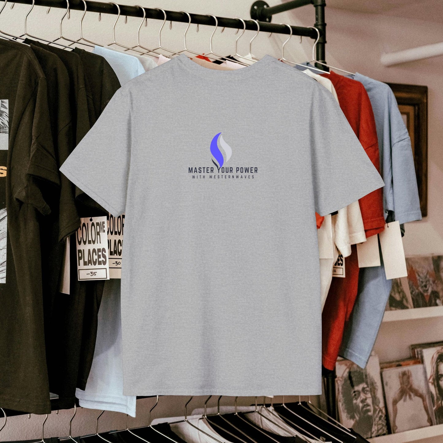 Unisex Softstyle T-Shirt_ N3+ Series USSTS FT2WW004_ Limited Edition by WesternWaves: