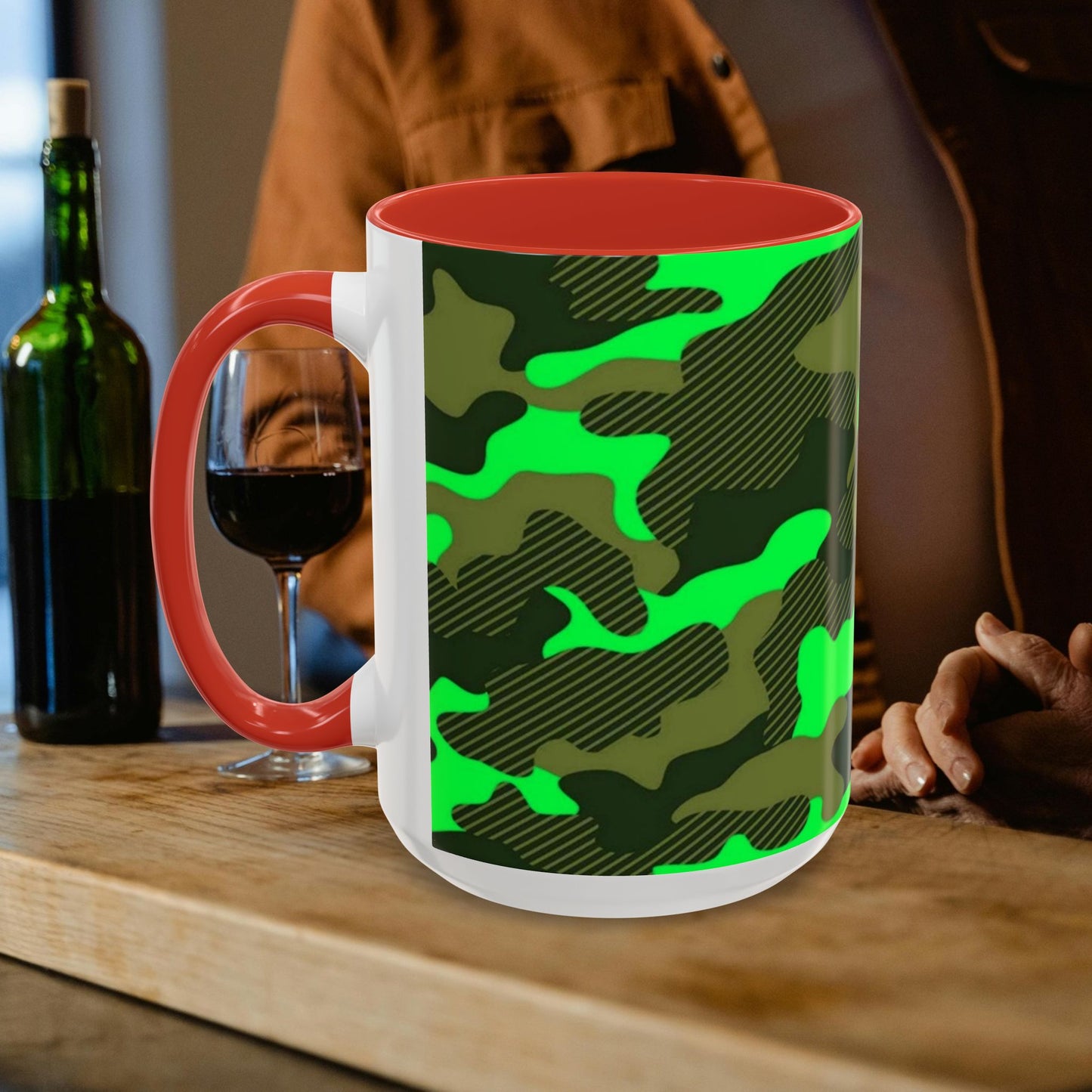 Accent Coffee Mug (11, 15oz)_ N2 Series ACMUG PT2WW004_ Limited Edition Mug by WesternWaves: