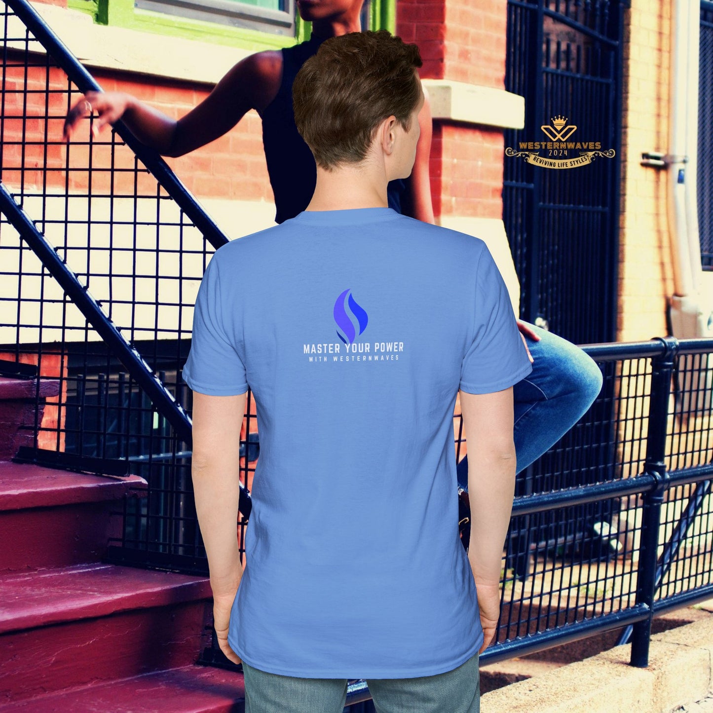 Unisex Softstyle T-Shirt_ N3+ Series USSTS FT2WW005_ Limited Edition Redefines & Relaxation by WesternWaves: