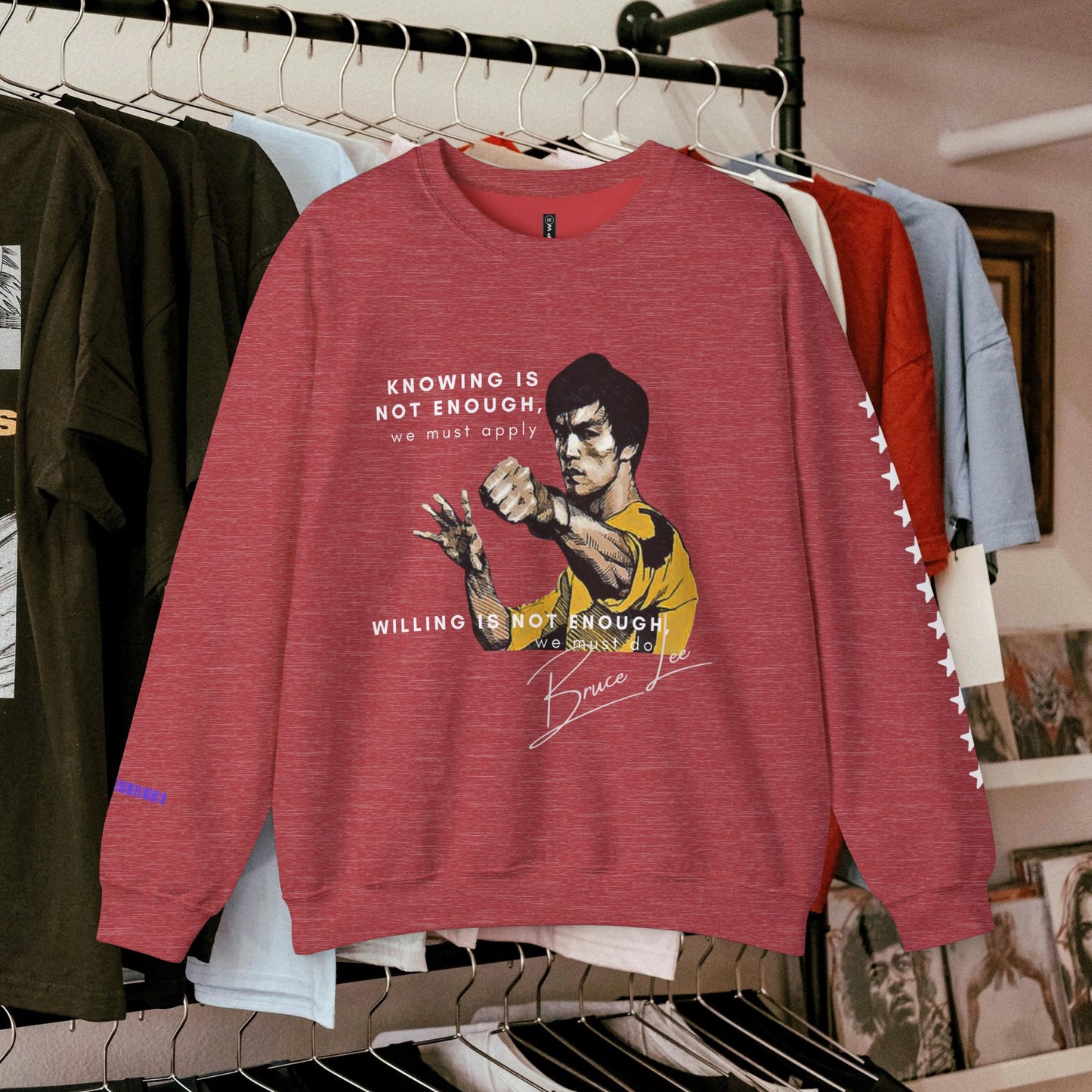 Unisex Heavy Blend™ Crewneck Sweatshirt_ N2+ Sports Series UHBCSS PT2WW008_ Limited Edition ‘Zeztz’ Brand Sports Elements by WesternWaves:
