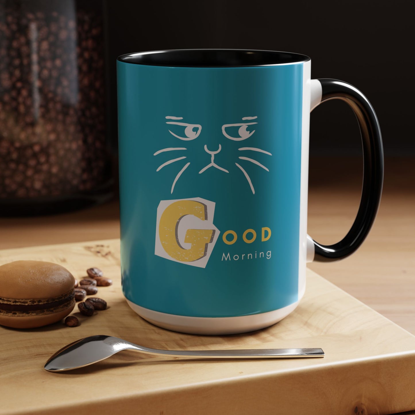 Accent Coffee Mug (11, 15oz)_ N+ Series ACMUG PT2WW006_ Limited Edition Mug by WesternWaves