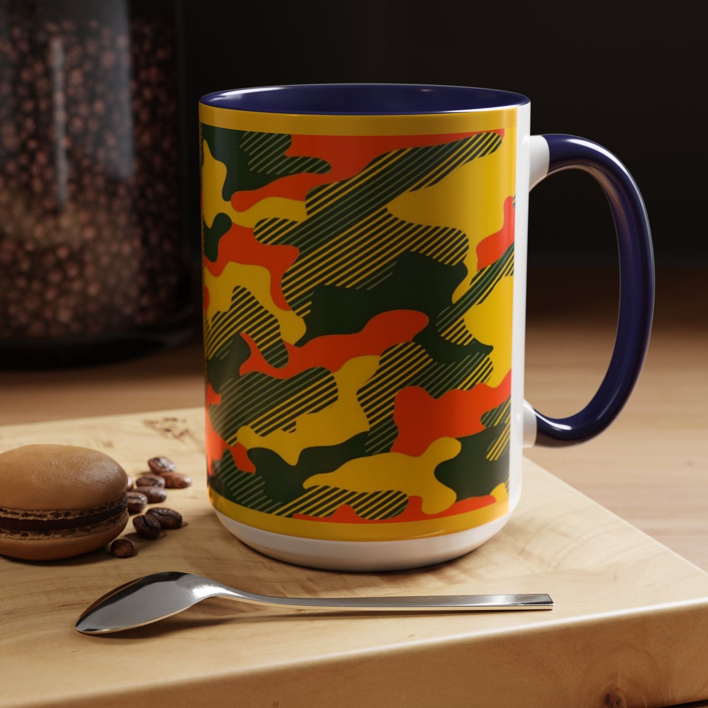 Accent Coffee Mug 11oz, 15 oz_ N2 Series ACM11OZ PT2WW001_ Vibrant Limited Edition Design by WesternWawes