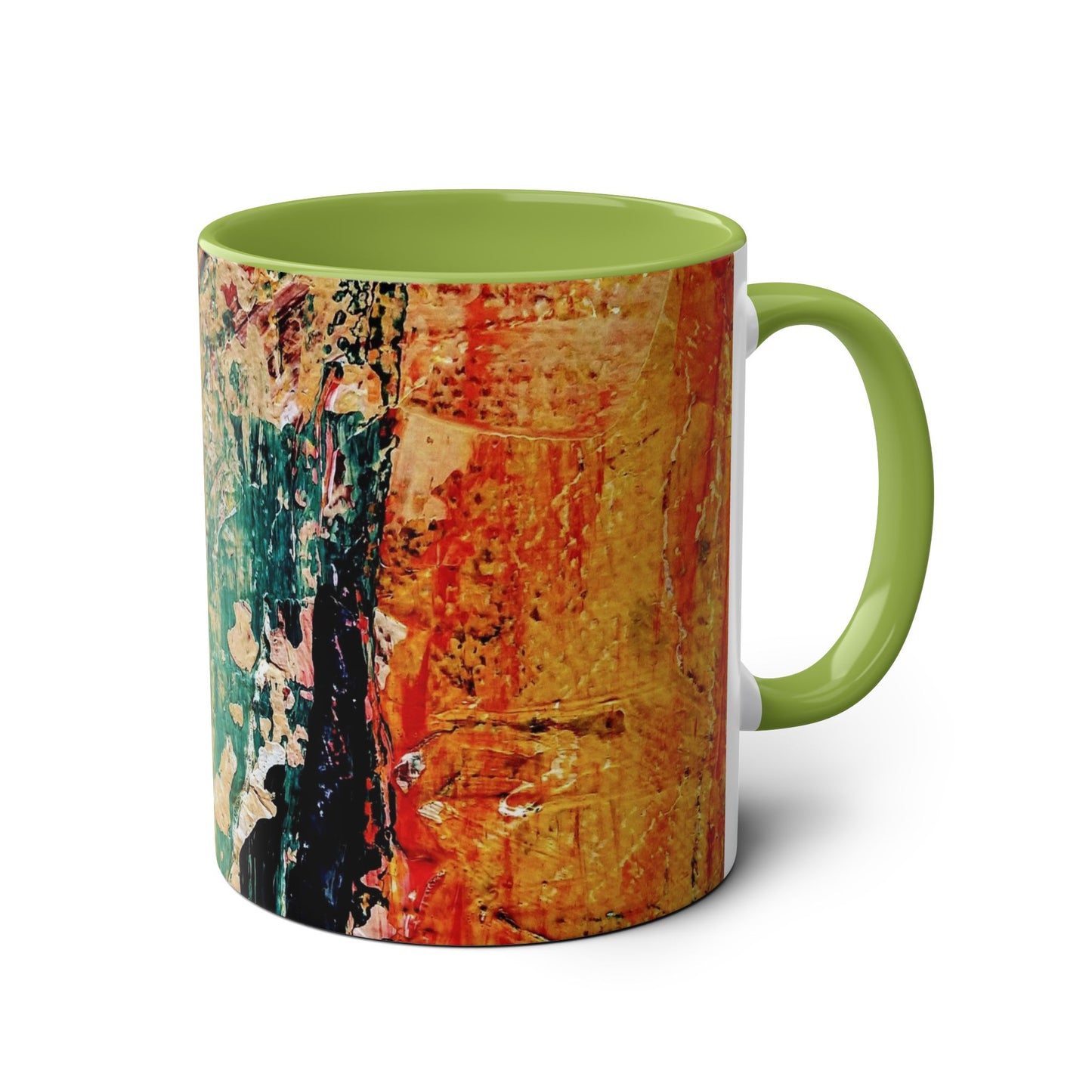 Two-Tone Coffee Mugs, 11oz_ N2+ Series TTCM11OZ PT2WW001_ Limited Edition by SPW of WesternWaves: