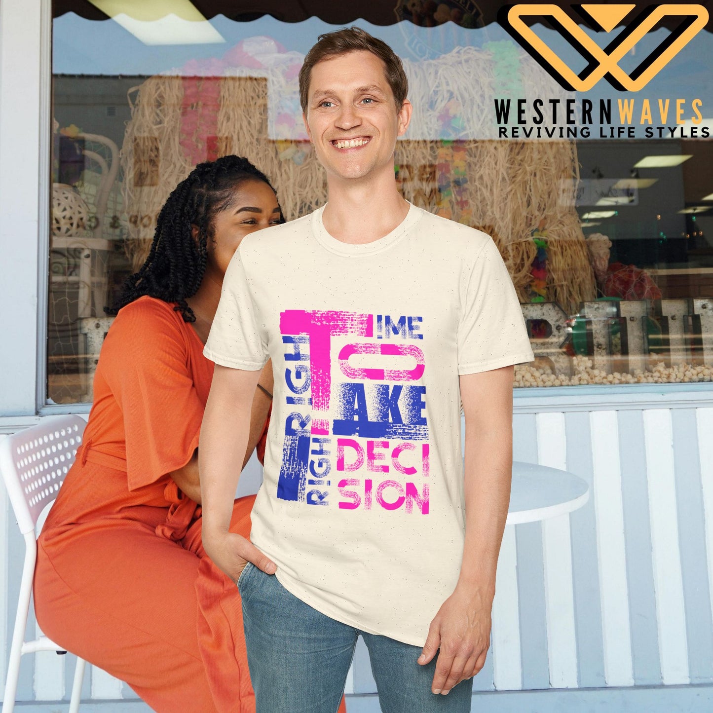 Unisex Softstyle T-Shirt_ N2+ Series USSTS FT2WW003_ Redefines Relaxation Limited Edition by WesternWaves: