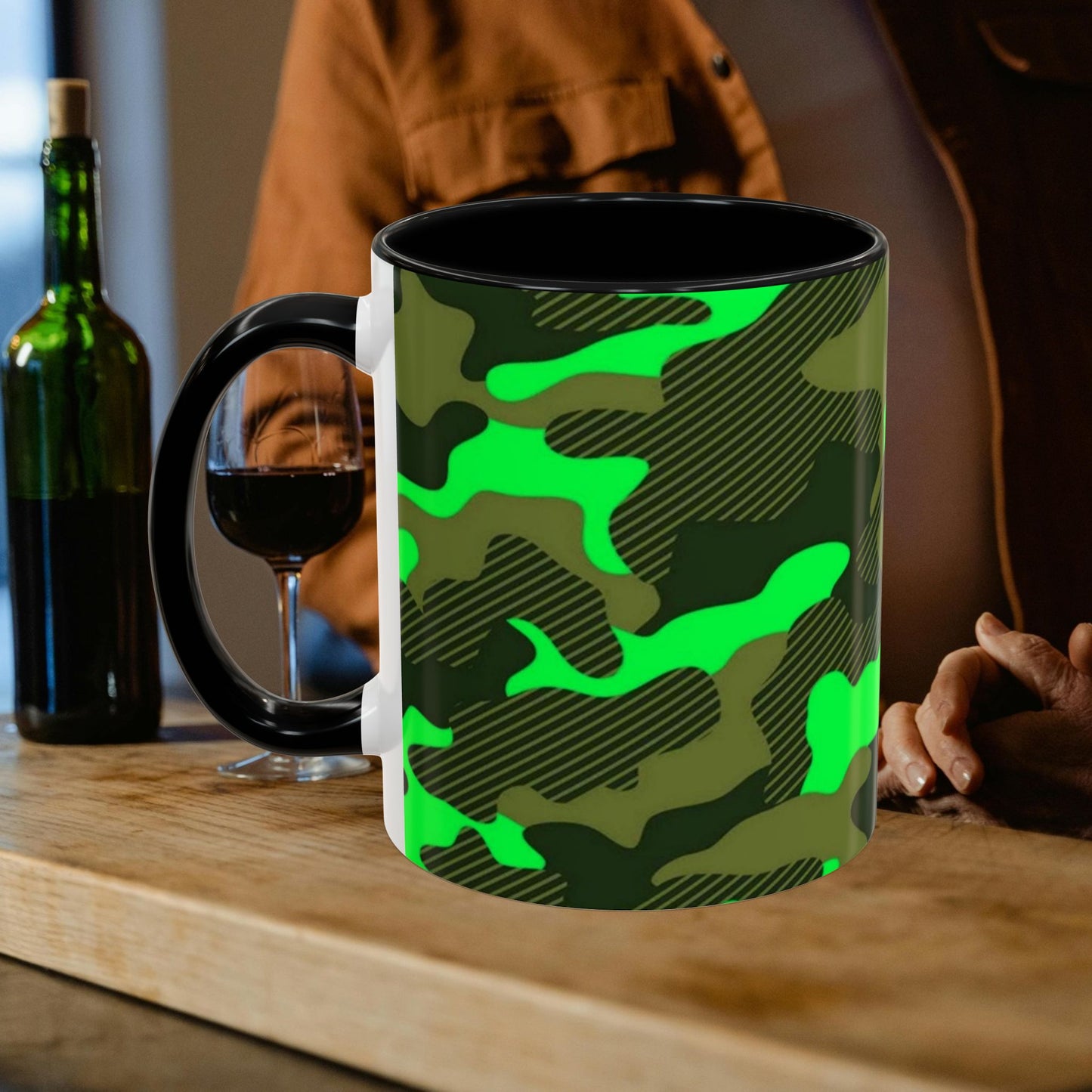 Accent Coffee Mug (11, 15oz)_ N2 Series ACMUG PT2WW004_ Limited Edition Mug by WesternWaves: