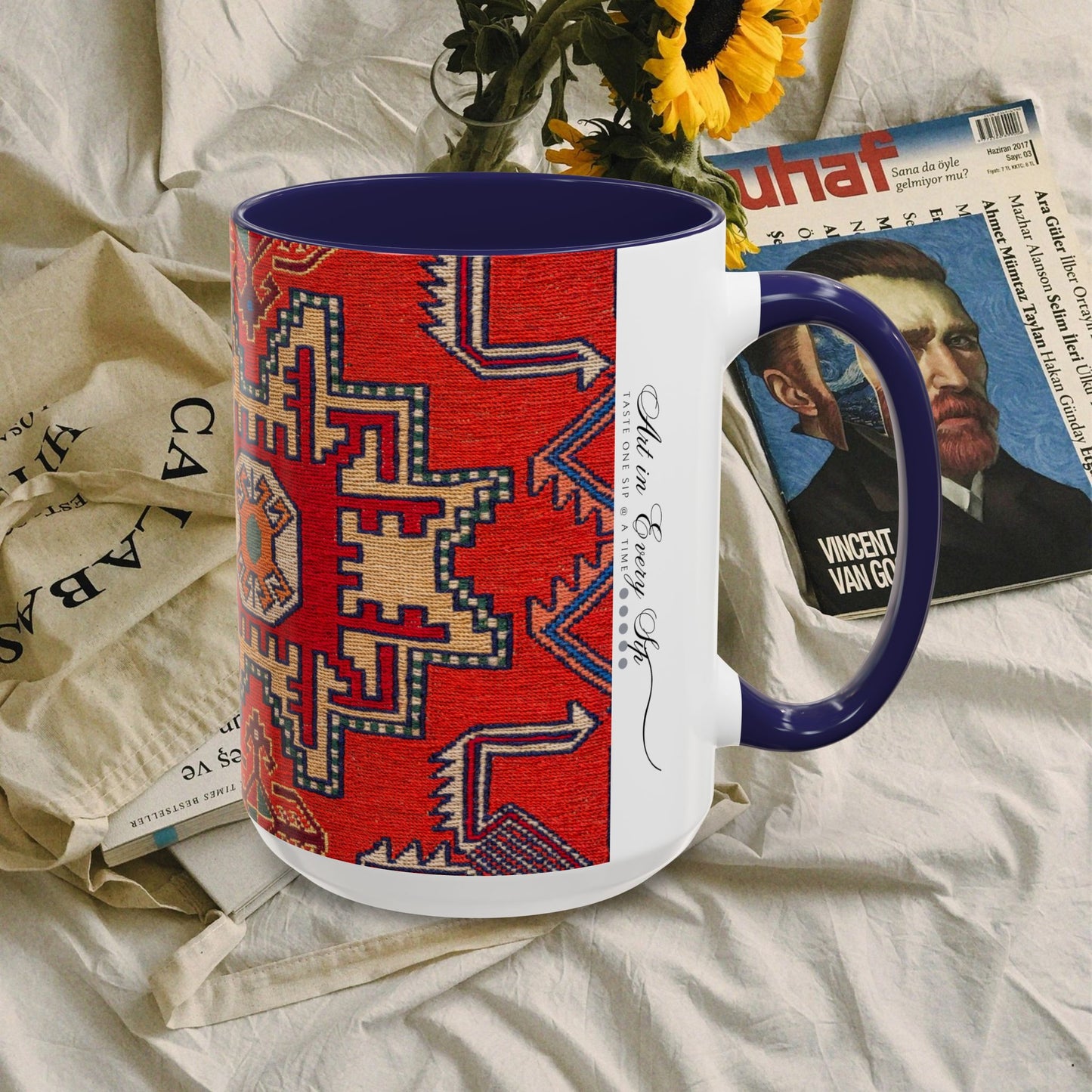 Accent Coffee Mug 11, 15oz_ N3+ Series ACM11OZ PT2WW019_ Limited Edition Perfect Blend of Style by WesternWaves: