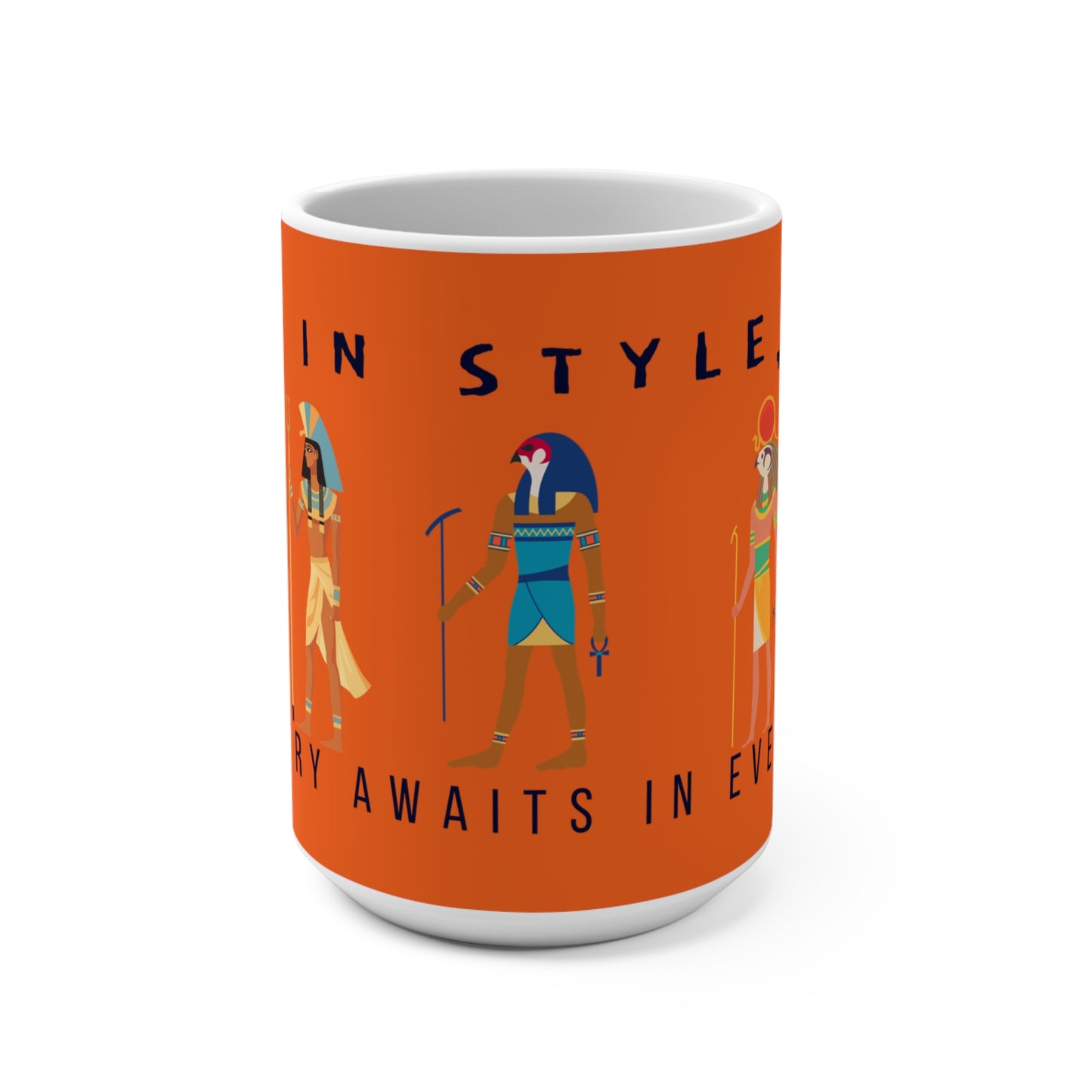Mug 15oz _ 15 oz Ceramic Mug_ N2+ Series MUG15OZ PT2WW001_ Limited Edition Combines Style With Functionality by WesternWaves: