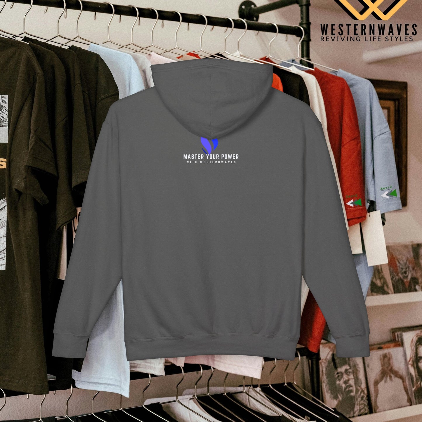 Unisex Lightweight Hooded Sweatshirt – N3+ Series USLWHSS PT2WW016_ Limited Edition Crafted Comfort by WesternWaves: