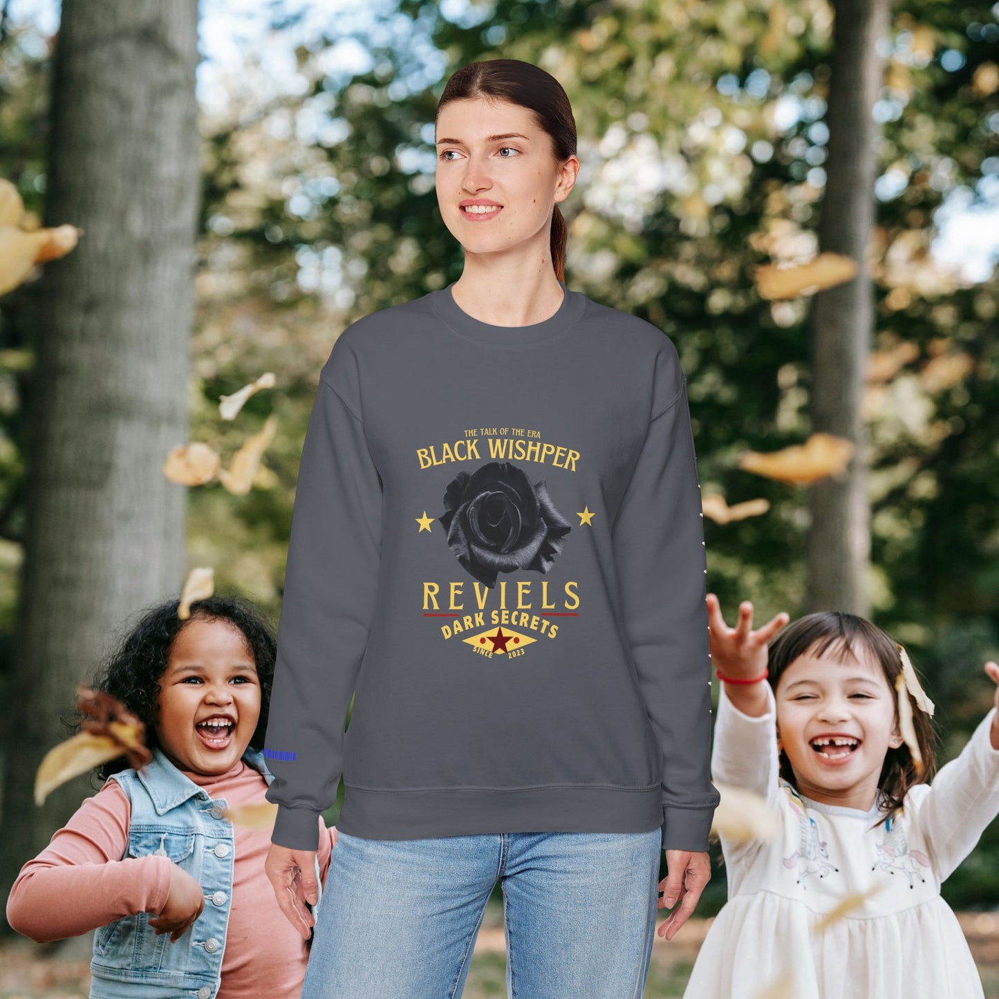 Unisex Heavy Blend™ Crewneck Sweatshirt_ N3+ Series UHBCSS PT2WV011_ Limited Edition Pure Luxury by WesternWaves: