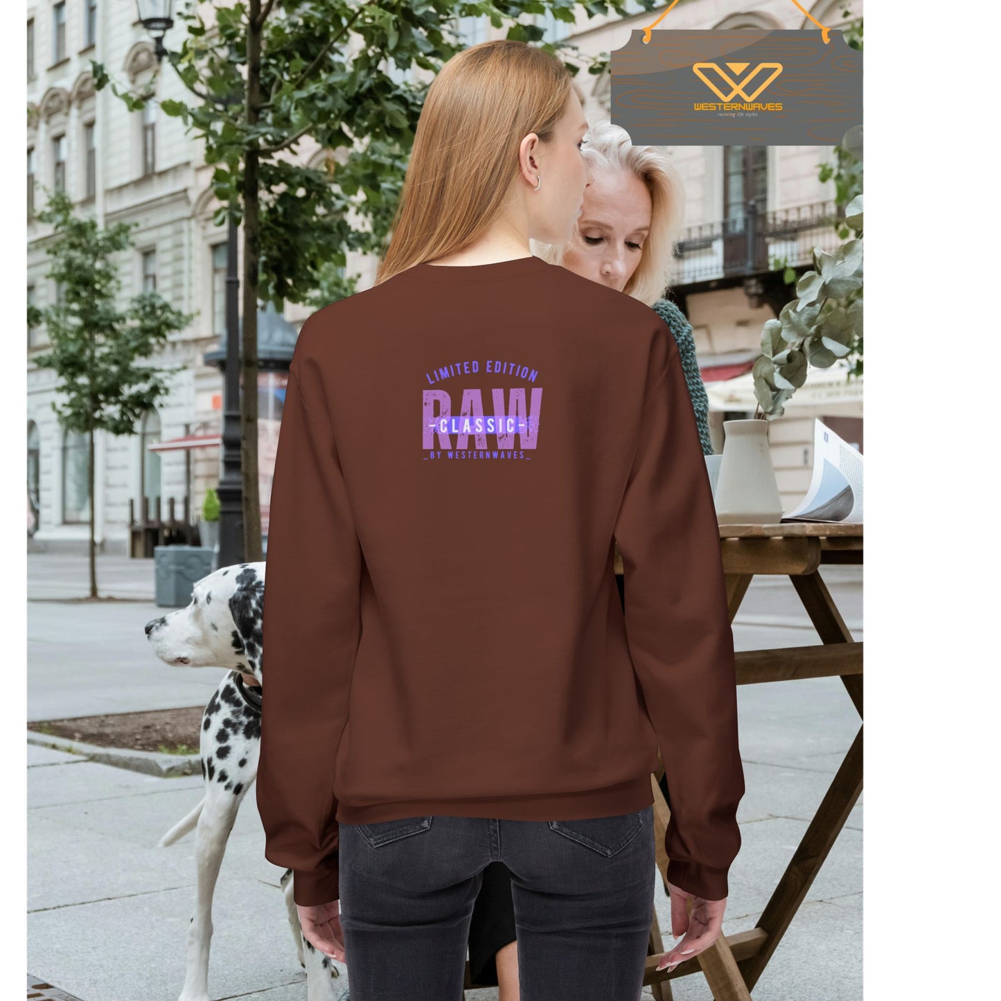 Softstyle Fleece Sweatshirt - N3+ Series SSFSS PT2WW001_ Limited Edition Cozy, Eco-Friendly, Unisex product by WesternWaves: