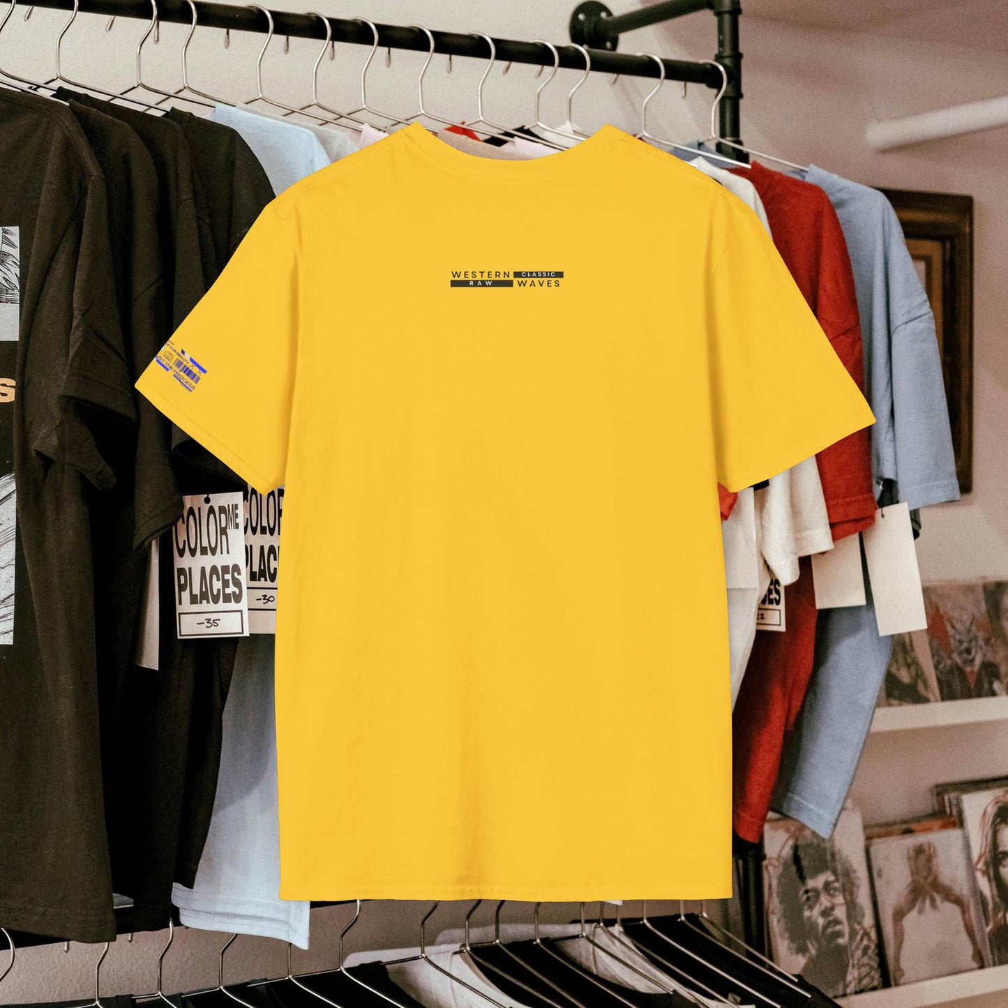 Unisex Softstyle T-Shirt_ N2+ Series SPW USSTS FT2WW008_ Redefine Relaxation Limited Edition by WesternWaves: