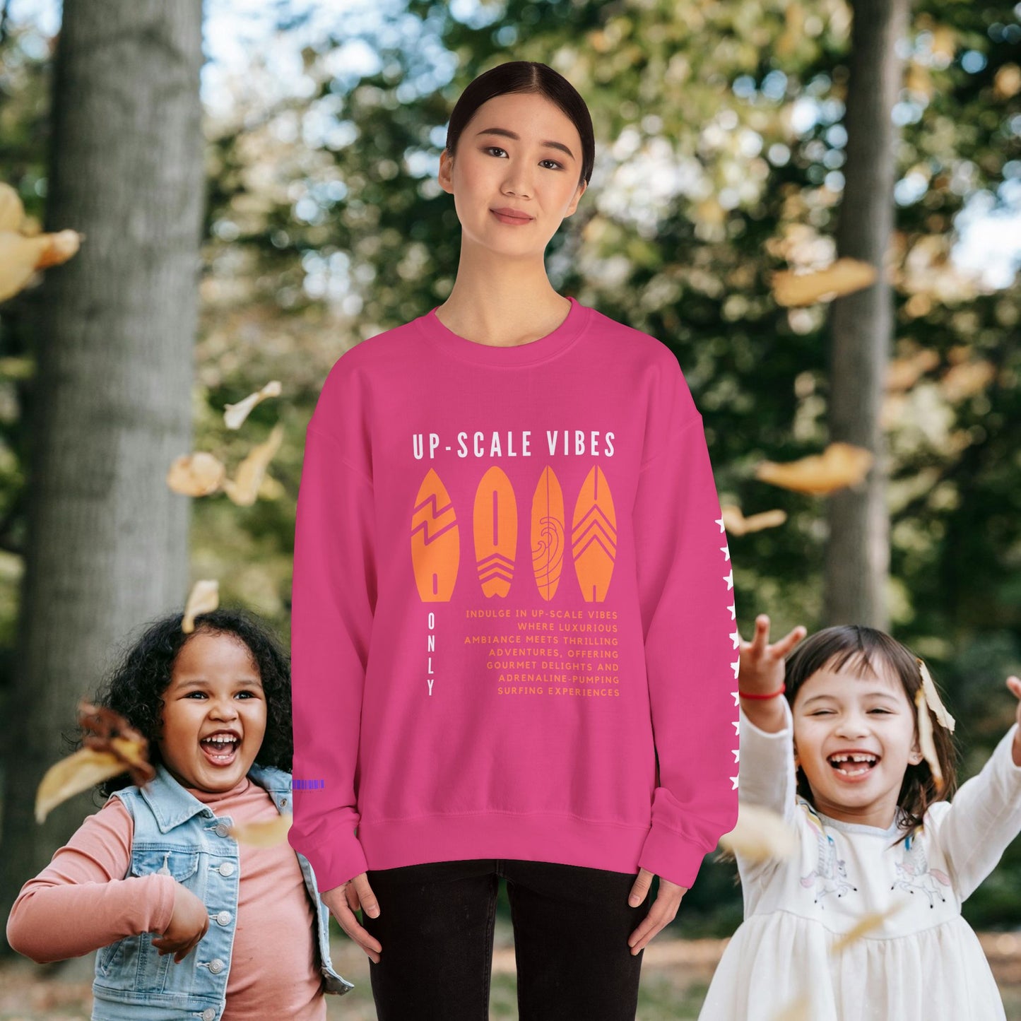 Unisex Heavy Blend™ Crewneck Sweatshirt_ N3+ Series UHBCSS PT2WW009_ Limited Edition Pure Luxury by WesternWaves: