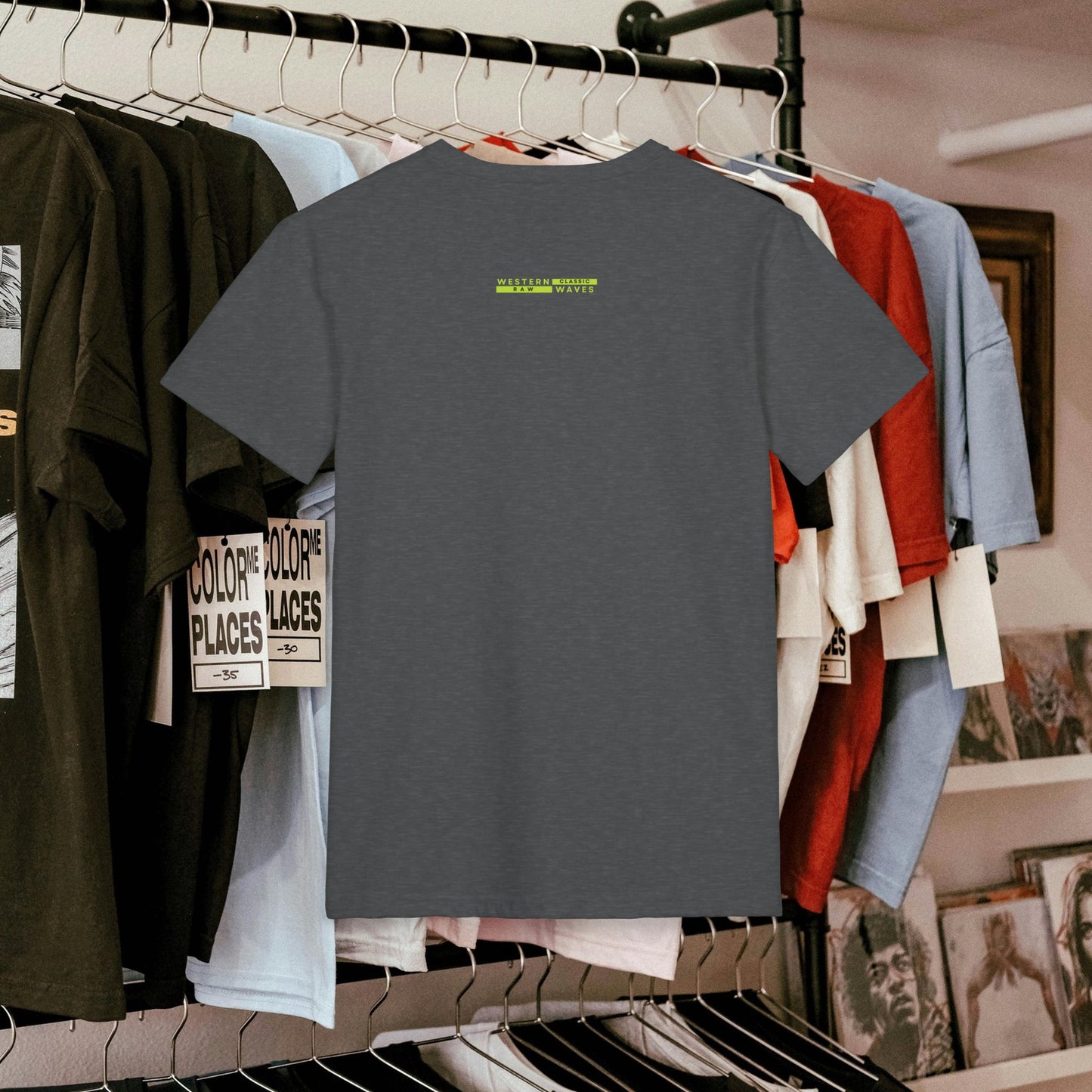 Unisex Sueded T-Shirt_ N8* Series USSTSHIRT_ Limited Edition Casual Elegance by WesternWaves: