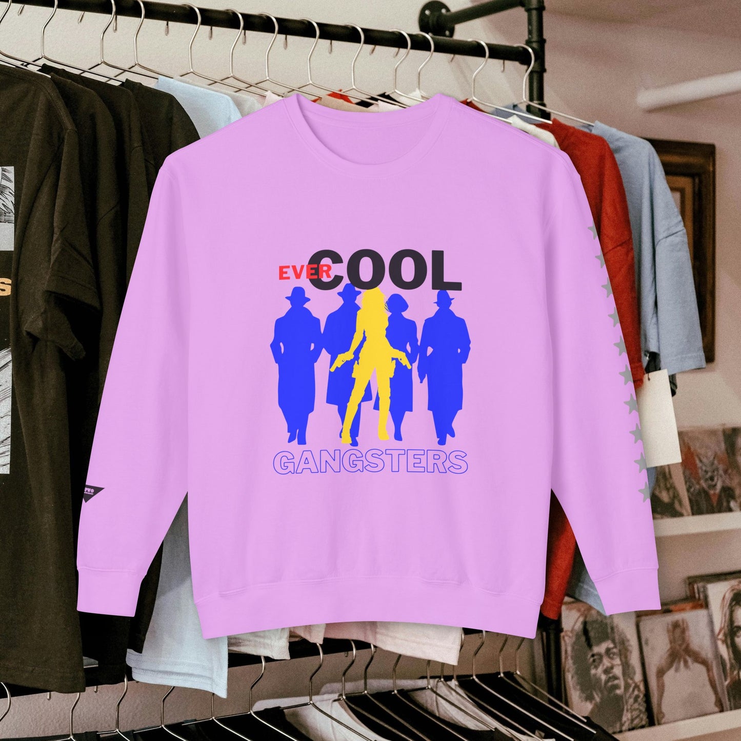 Unisex Lightweight Crewneck Sweatshirt_ N3+ Series ULWCSS PT2WW001_ Limited Edition by WesternWaves: